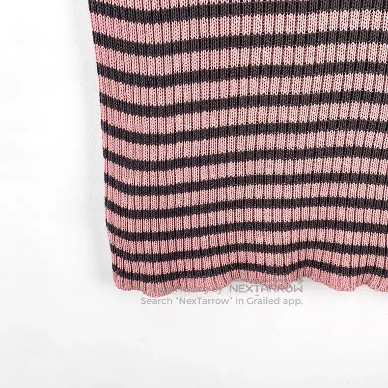 Dior Dior Pink striped logo letter inlaid cotton round-neck sho Size XS / US 0-2 / IT 36-38 - 5 Thumbnail