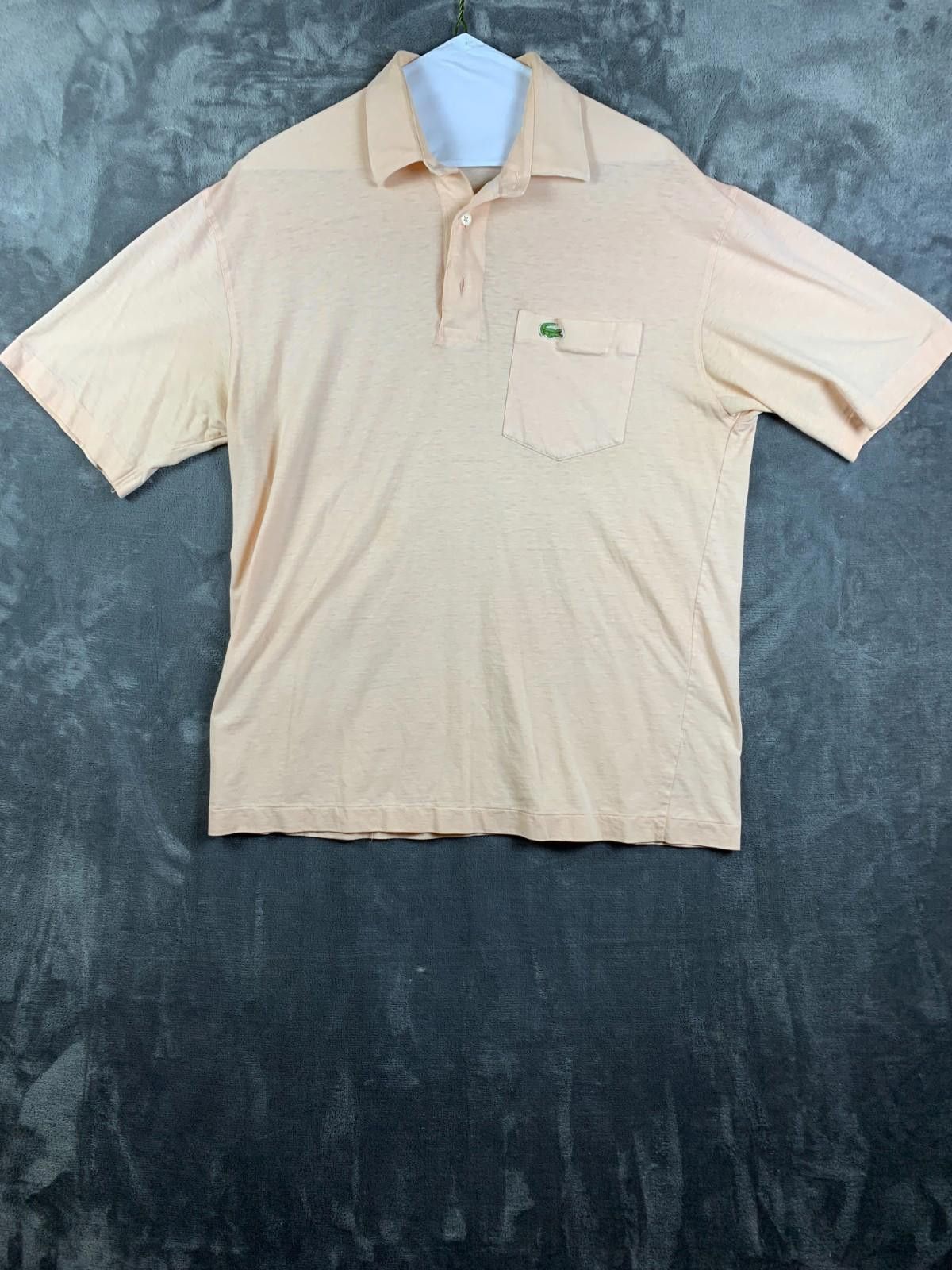 Lacoste VINTAGE Izod Lacoste 90s Peach SS Polo w/ Pocket (237) Size US M / EU 48-50 / 2 - 1 Thumbnail