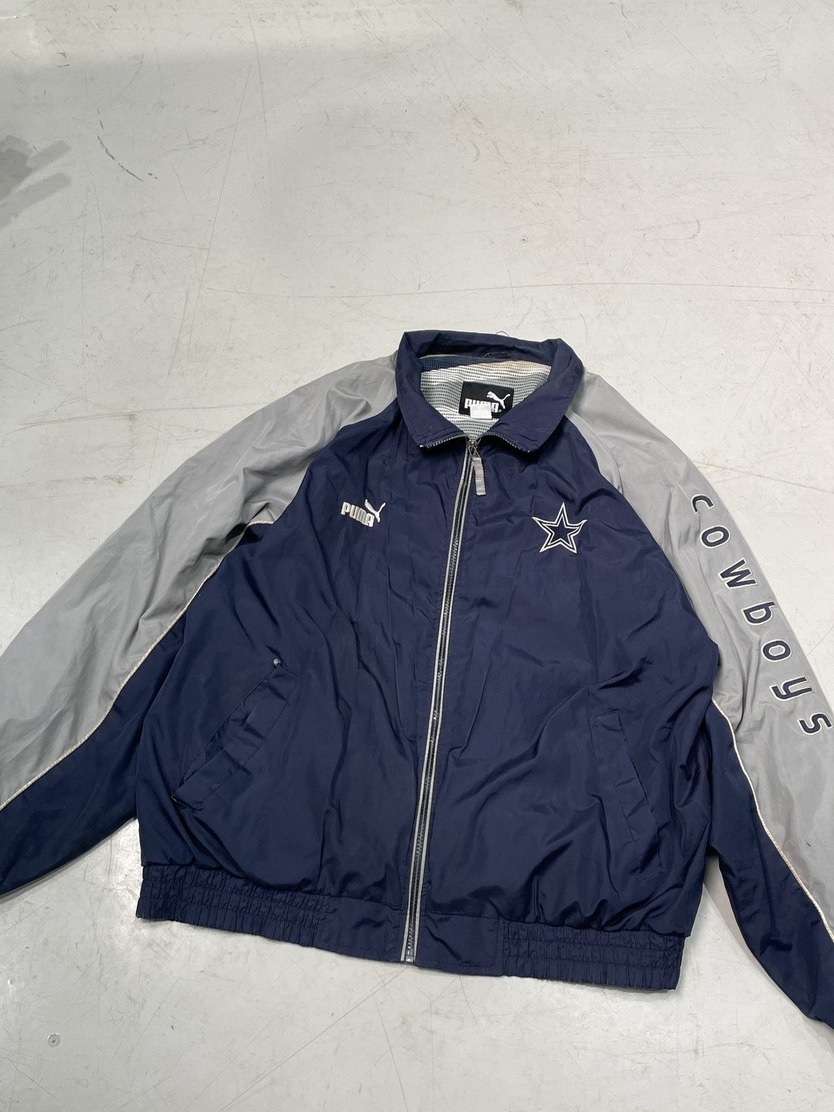 NFL × Puma Vintage Dallas Cowboys Windbreaker Size US XL / EU 56 / 4 - 2 Thumbnail