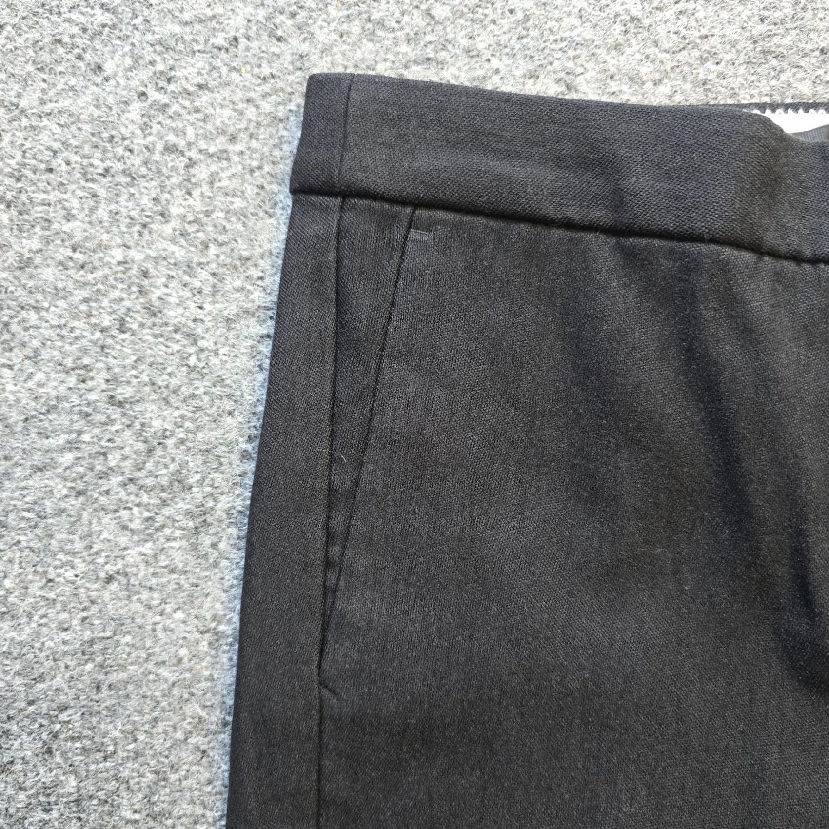 J.Crew J.CREW Pants Womens 2 Black Taper Skinny Stretch Regular Regular Pants Office Career Vintage: No Size 26" / US 2 / IT 38 - 3 Thumbnail