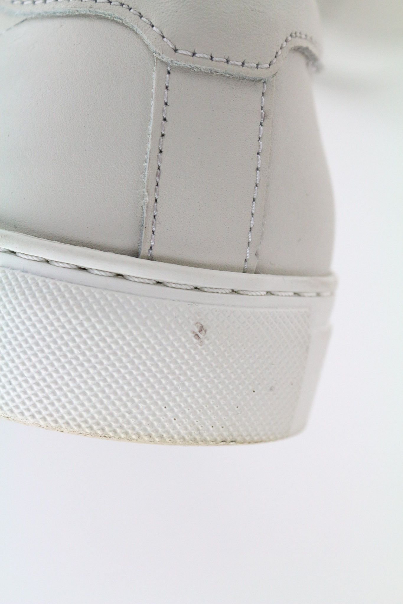 Suitsupply EU40 Light Grey Leather Laced Low-Top 72746 Size US 7 / EU 40 - 9 Thumbnail