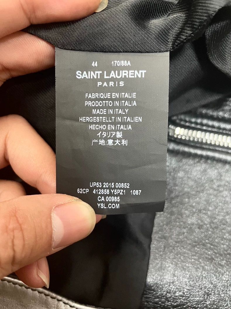 Saint Laurent Paris Saint Laurent Paris Multi element splicing leather jacket-2 Size US S / EU 44-46 / 1 - 5 Thumbnail