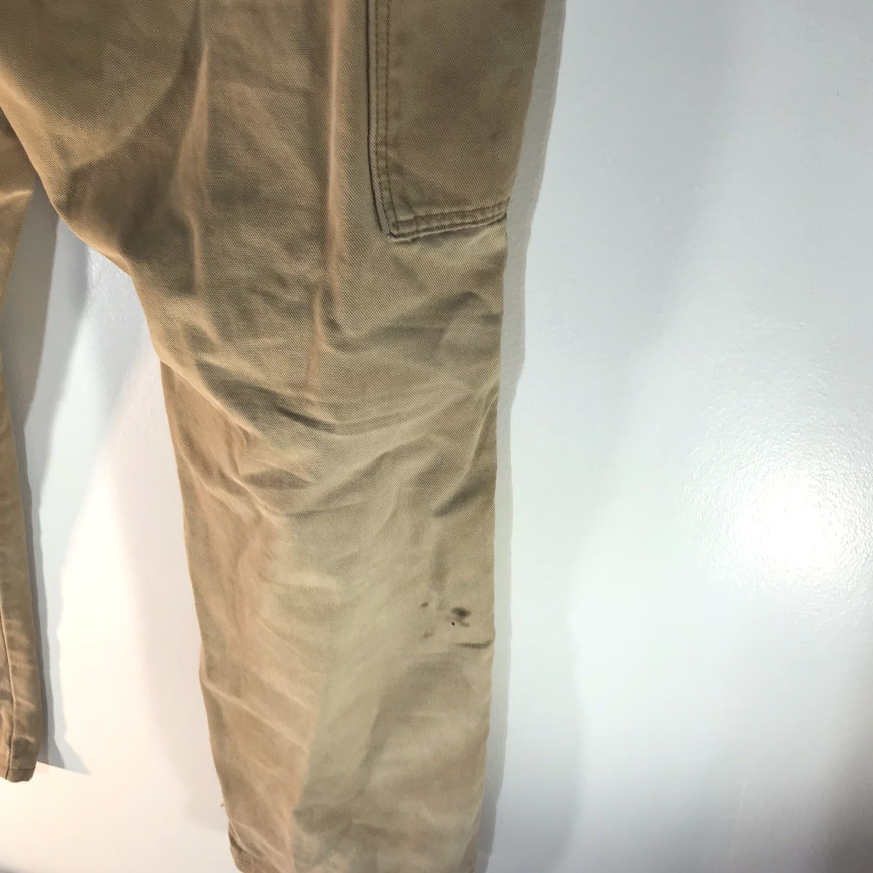 Dickies Dickies Carpenter Work Pants Men’s 38x32 Brown Canvas Straight Leg Casual Workwear Size US 38 / EU 54 - 7 Thumbnail