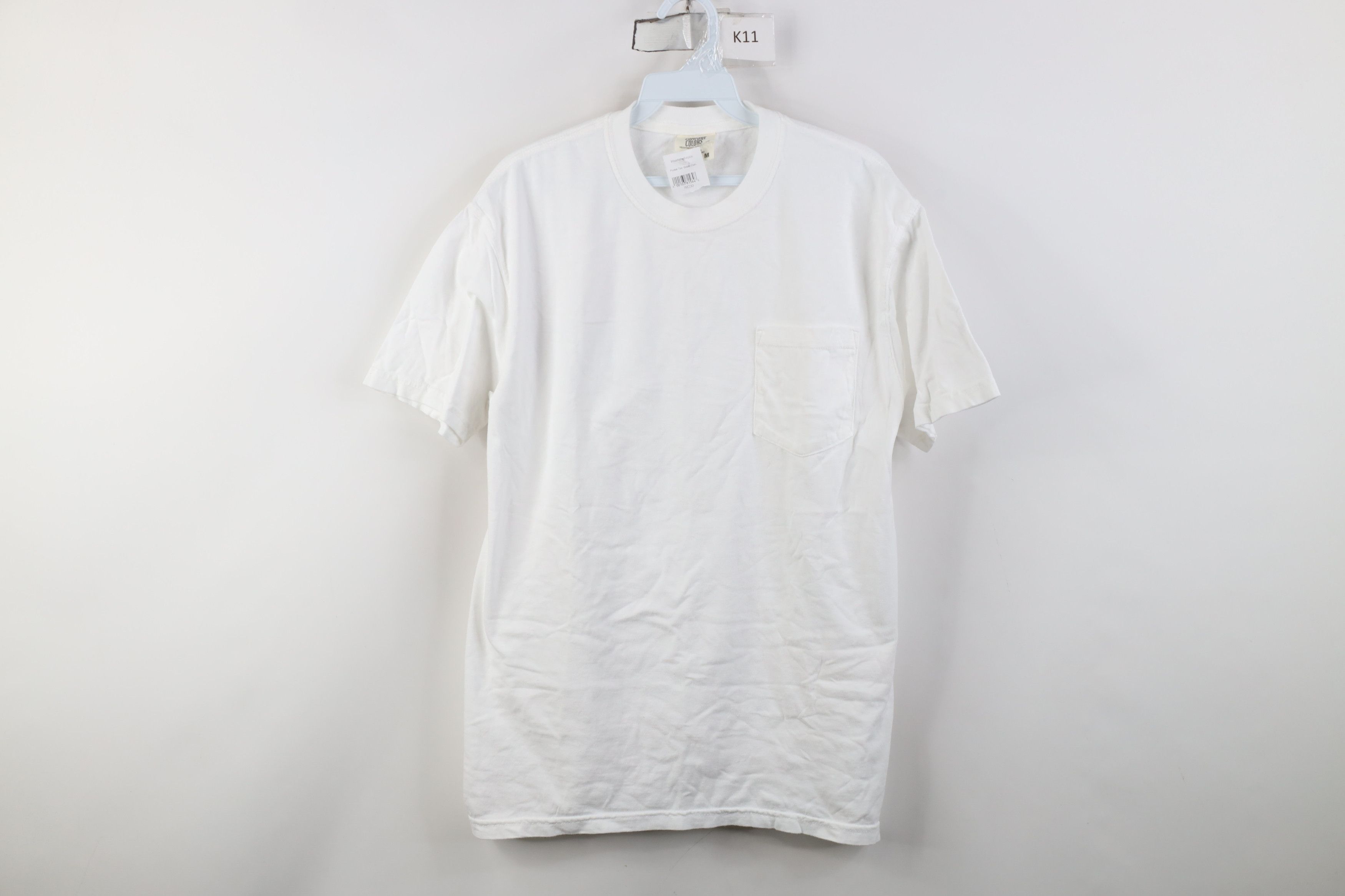 Vintage Deadstock Vintage 90s Y2K Streetwear T-Shirt White Pocket Size US M / EU 48-50 / 2 - 1 Thumbnail