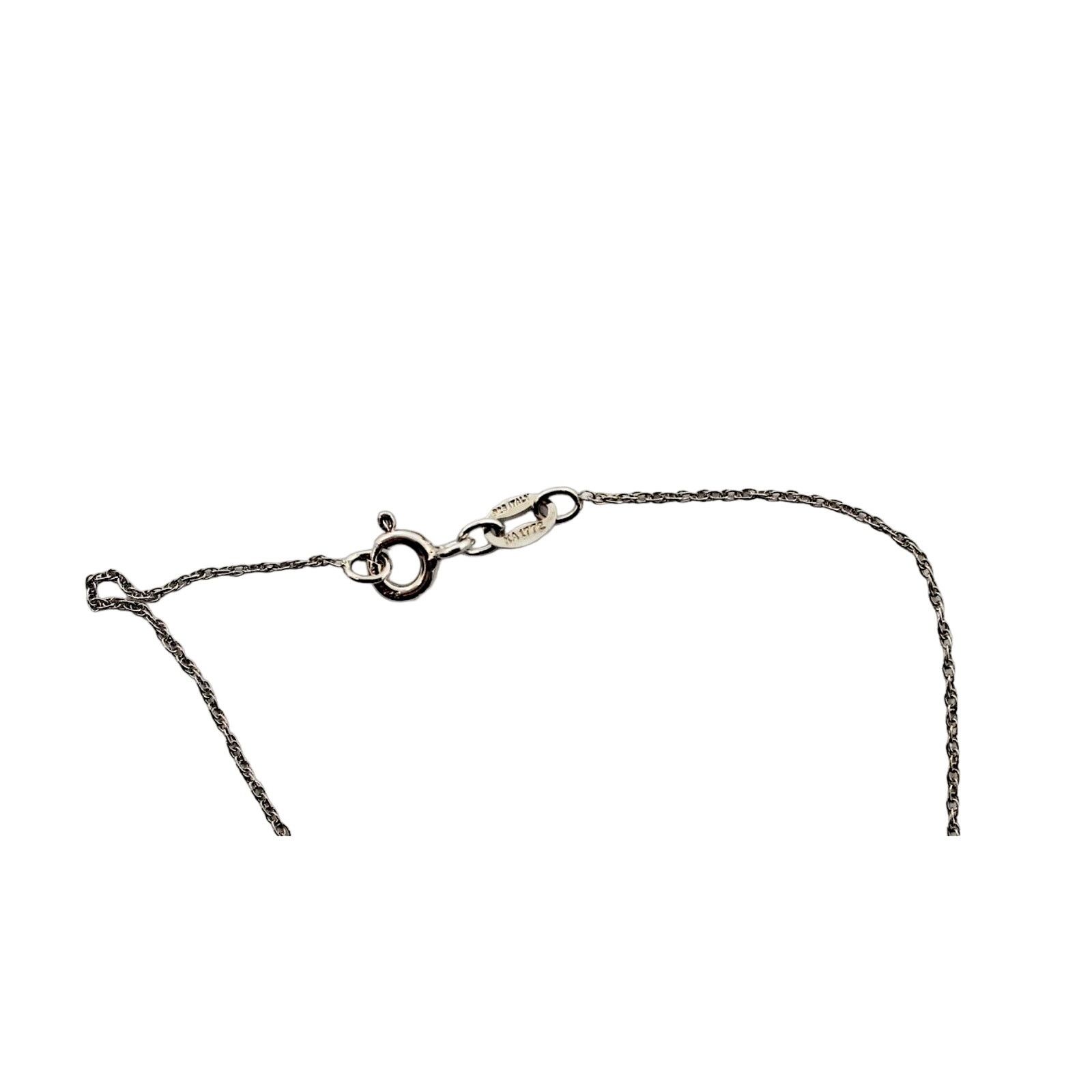 Other Illusion Genuine Diamond Sterling Necklace and Chain • 17" Size ONE SIZE - 5 Thumbnail