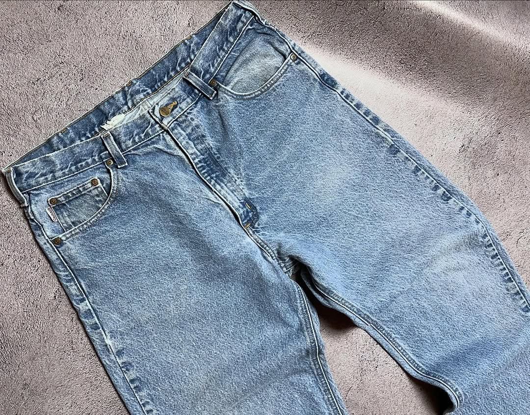 Carhartt × Vintage Vintage Carhartt Insulated Faded USA Denim Hype Baggy Jeans Size US 36 / EU 52 - 6 Thumbnail