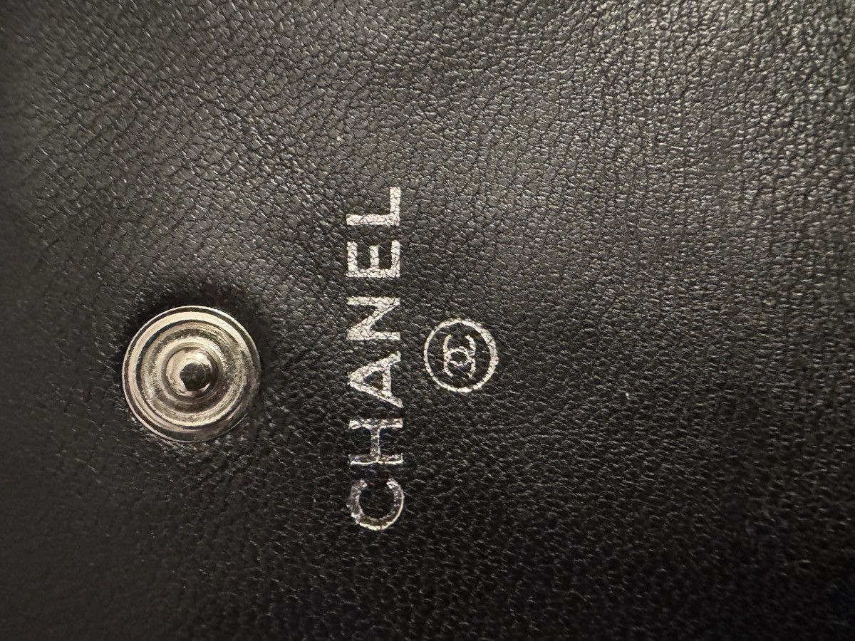 Chanel Authentic Chanel camellia wallet in black lambskin leather Size ONE SIZE - 5 Thumbnail