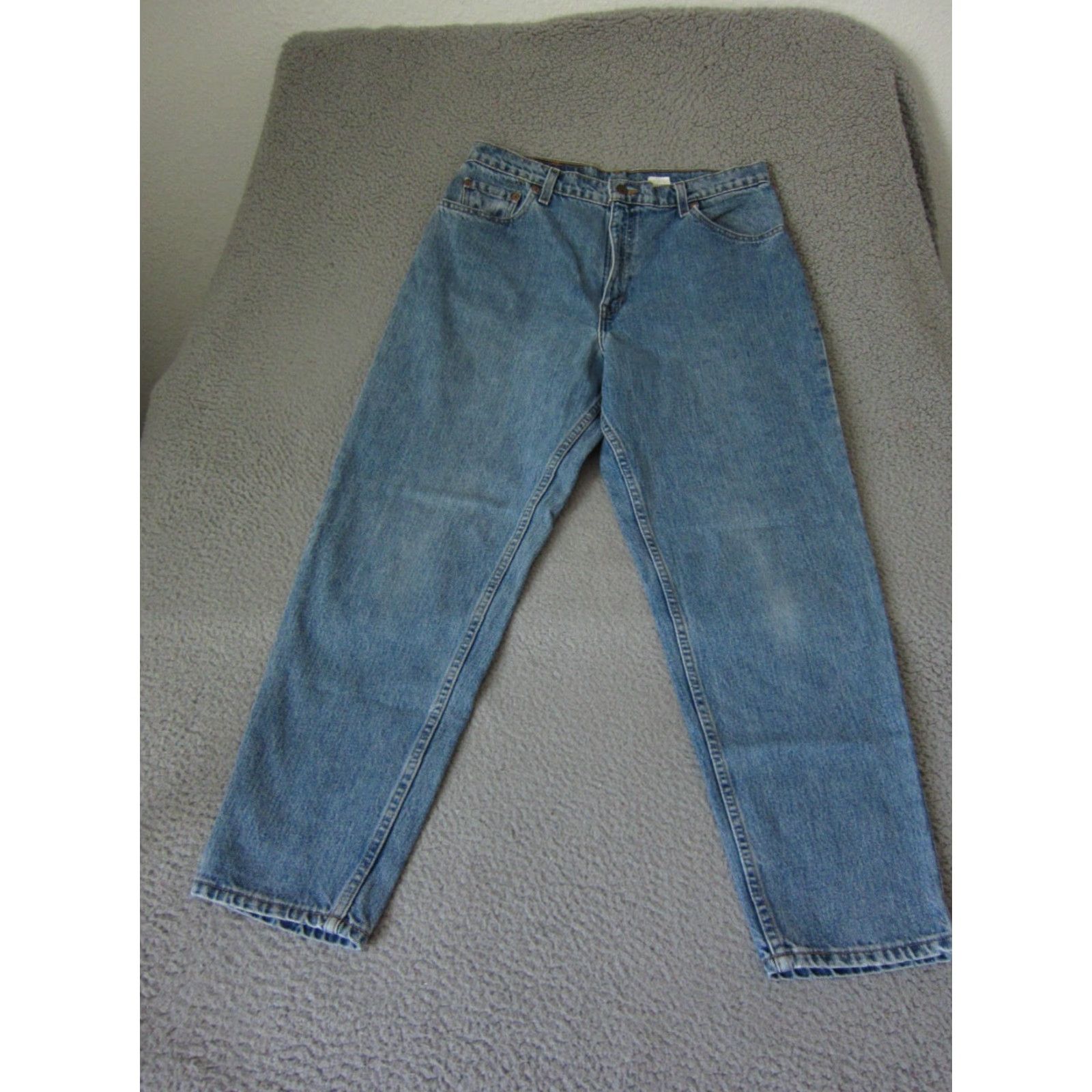 Levi's VINTAGE Levi's Jeans Womens 14 Blue 551 High Rise 32 x 28 90s Tapered Canada Size 36" / US 14 / IT 50 - 6 Thumbnail