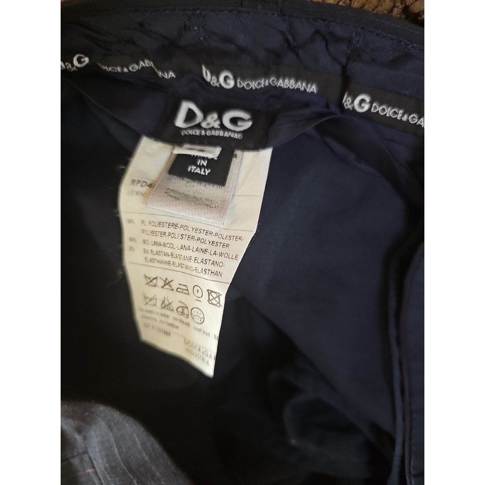 Dolce & Gabbana D&G Dolce & Gabbana Pinstripe Trousers Size 52 Size US 36 / EU 52 - 6 Thumbnail