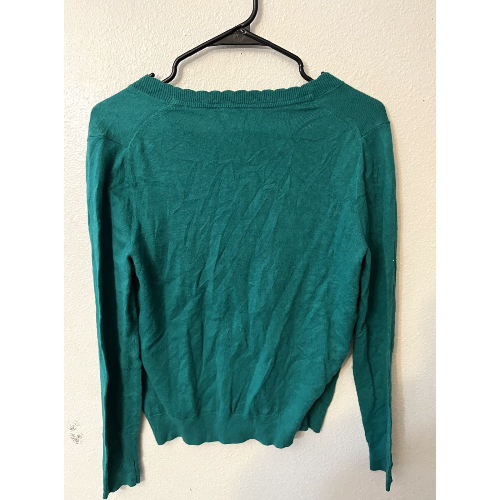 Banana Republic VINTAGE Banana Republic Women's Sweater Cardigan Long Sleeve S Green Solid All Seasons Classic Preppy Size S / US 4 / IT 40 - 3 Thumbnail