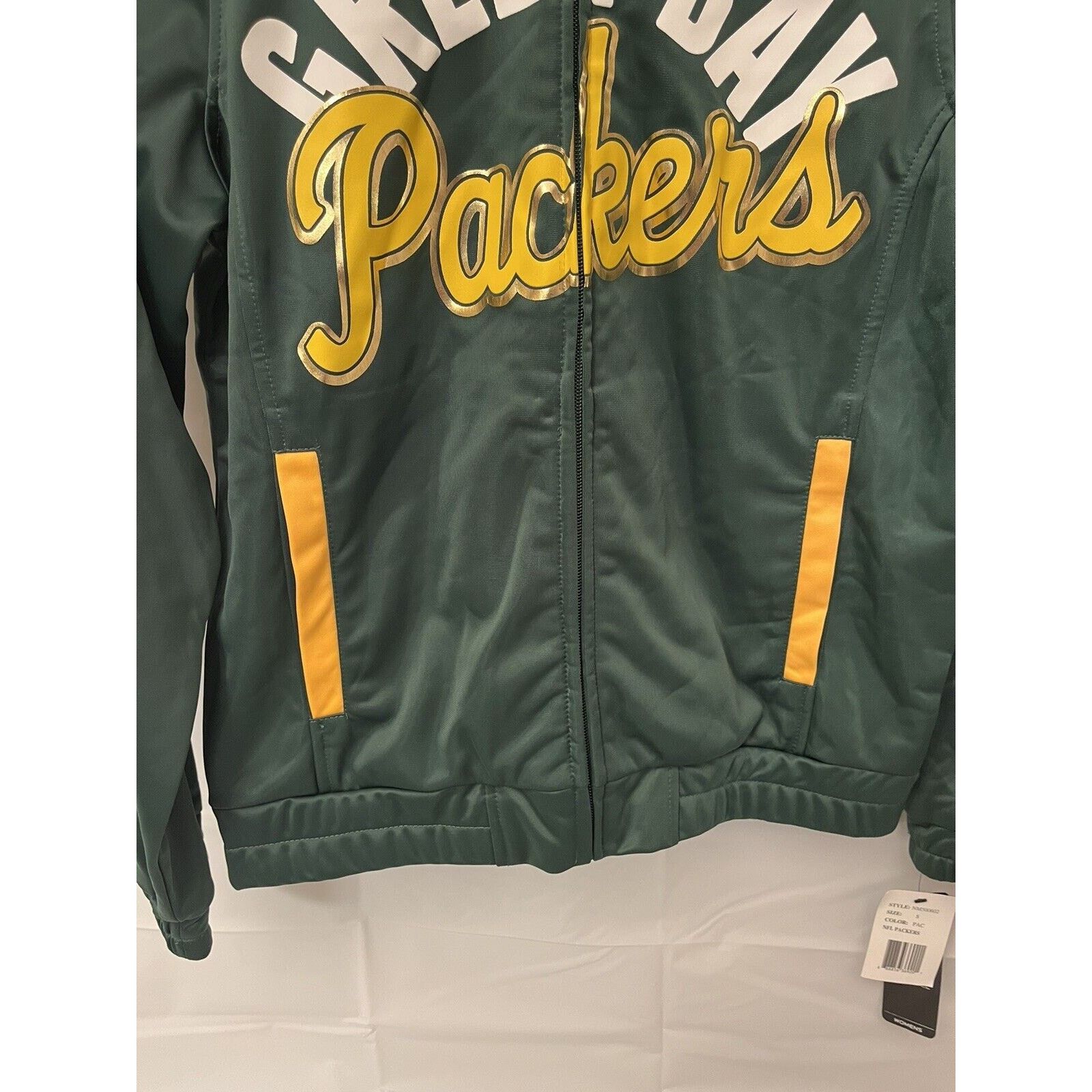 NFL NFL Team Apparel Womens Green Bay Packers Sporty Zip Up Size S / US 4 / IT 40 - 4 Thumbnail