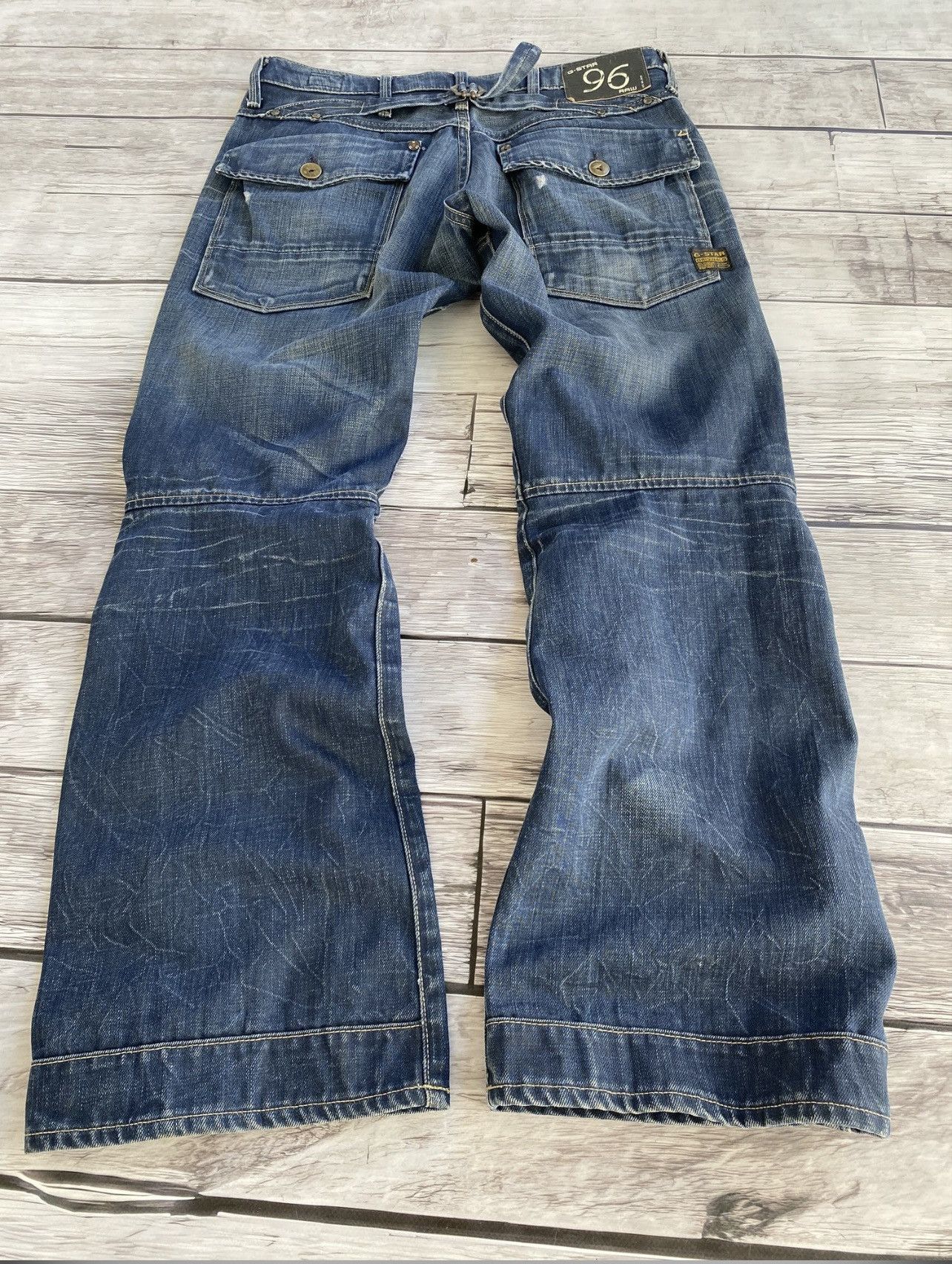 G-Star Vintage G-Star Balenciaga Style Bondage Cargo Pants Size US 32 / EU 48 - 2 Thumbnail