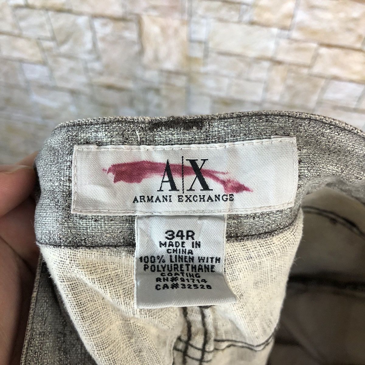 Armani Exchange Armani Exchange Brown Casual Pants #A1152 Size US 35 - 18 Thumbnail