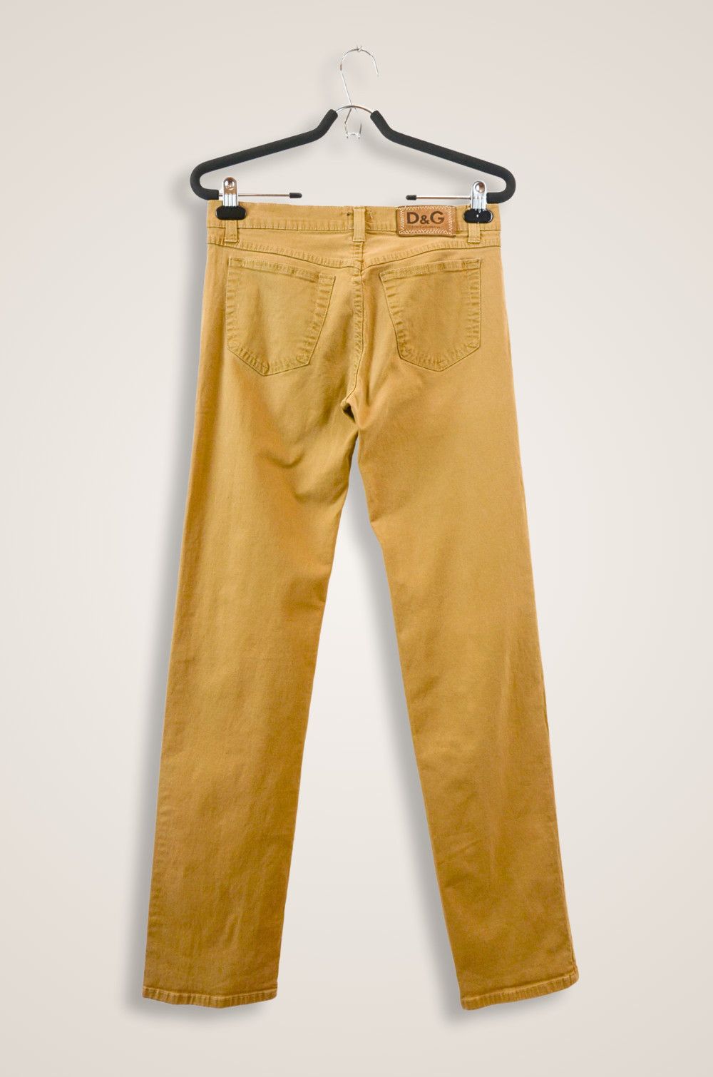 Dolce & Gabbana D&G Dolce & Gabbana Beige Straight-Leg Jeans 29 Size 29" - 1 Thumbnail