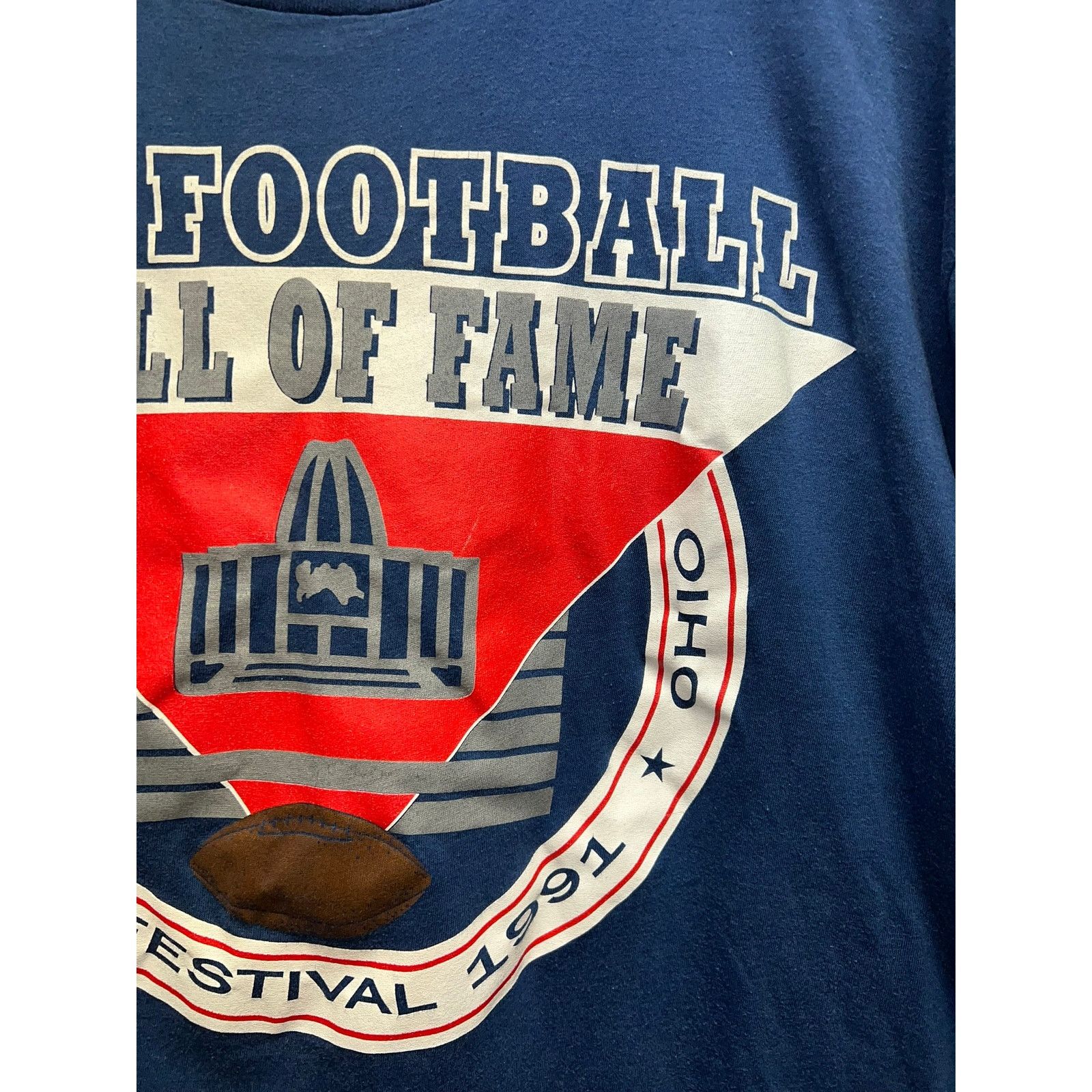 Vintage Vintage Football Hall of Fame Shirt Pro Football Canton Ohio Size US XL / EU 56 / 4 - 3 Thumbnail