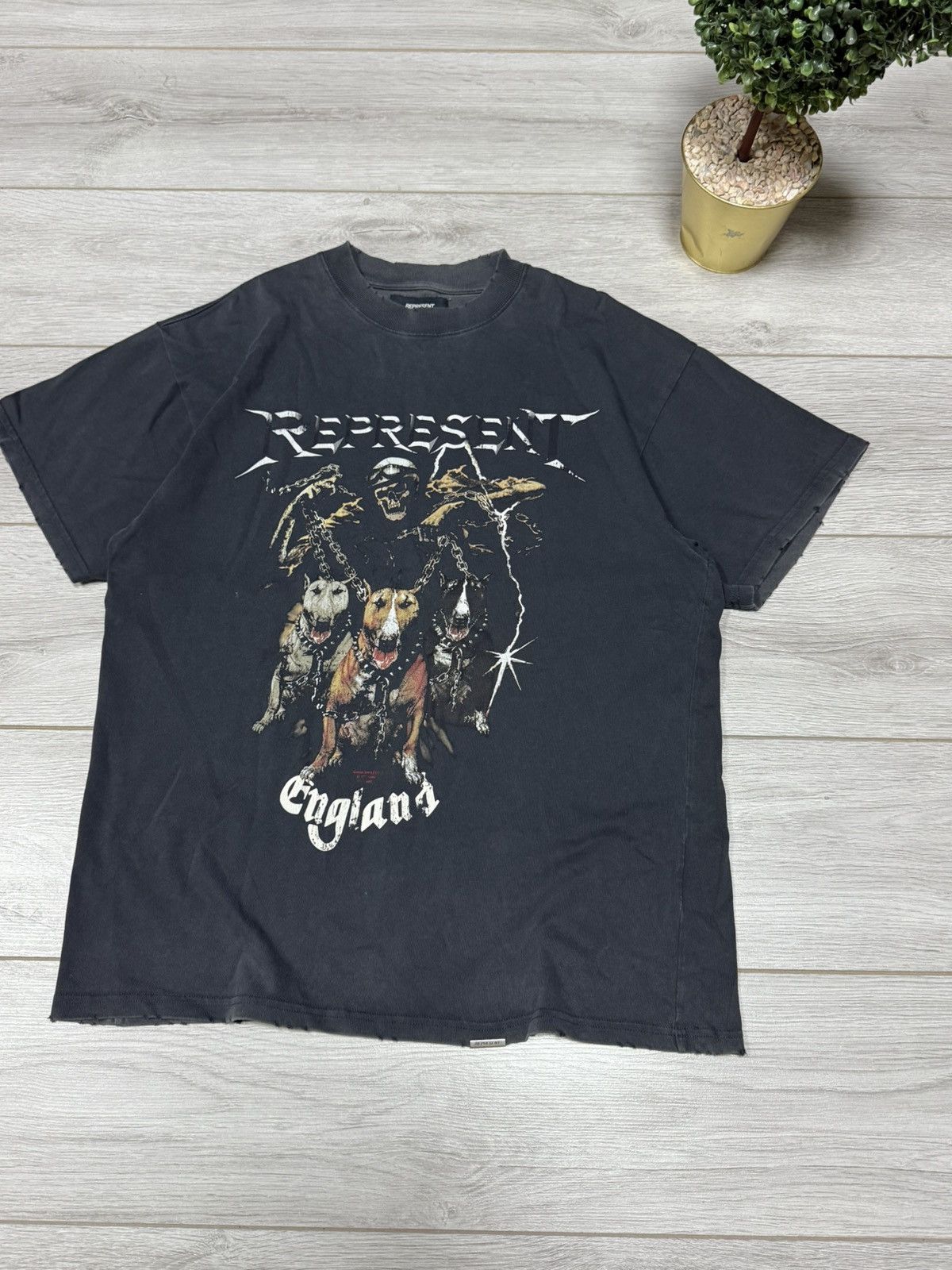 Represent Clo. Represent Terrier Tension vintage style faded distressed tee Size US S / EU 44-46 / 1 - 2 Thumbnail