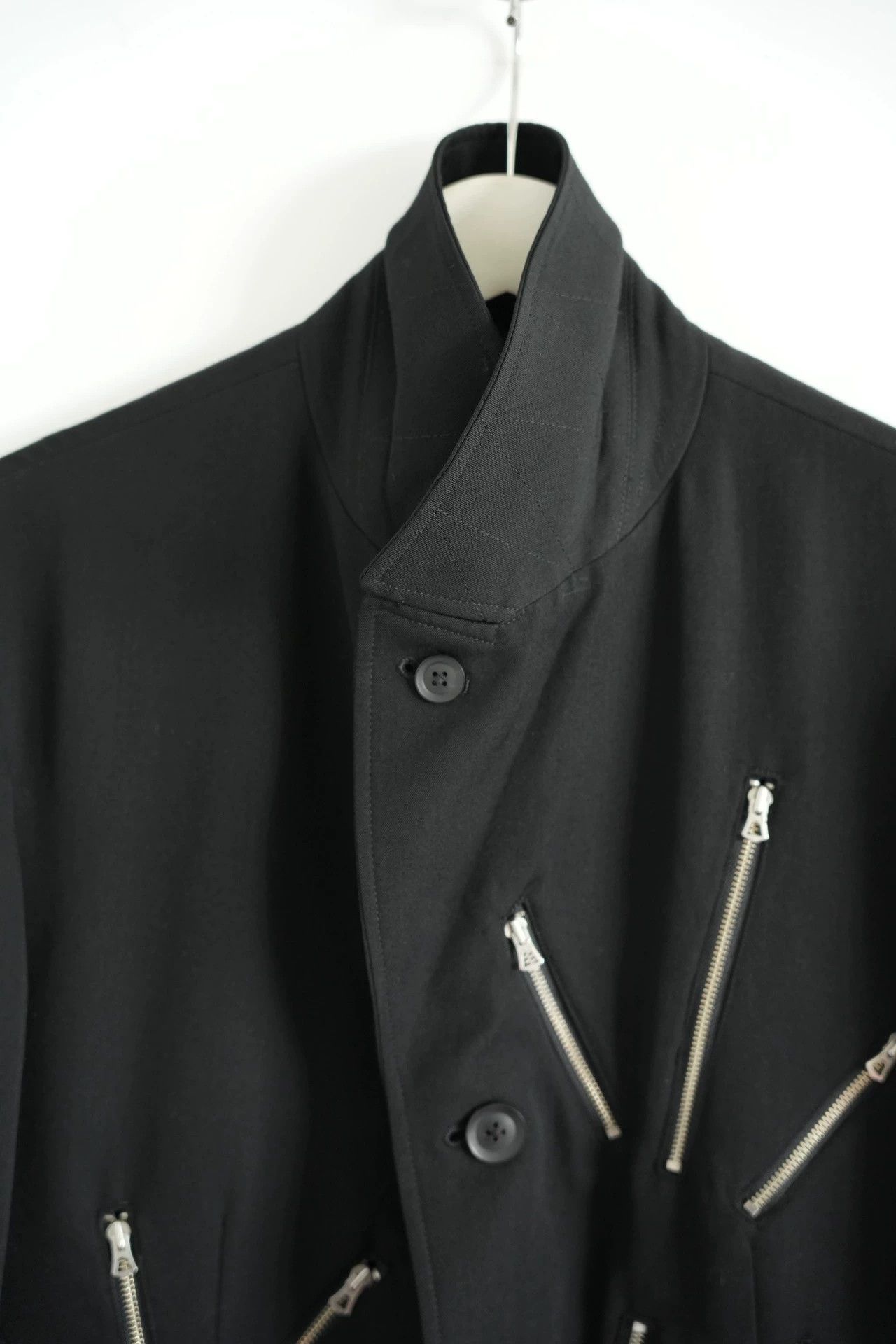 Yohji Yamamoto Yohji Yamamoto 19SS Fireworks Zip Wool Blazer Size US M / EU 48-50 / 2 - 6 Thumbnail
