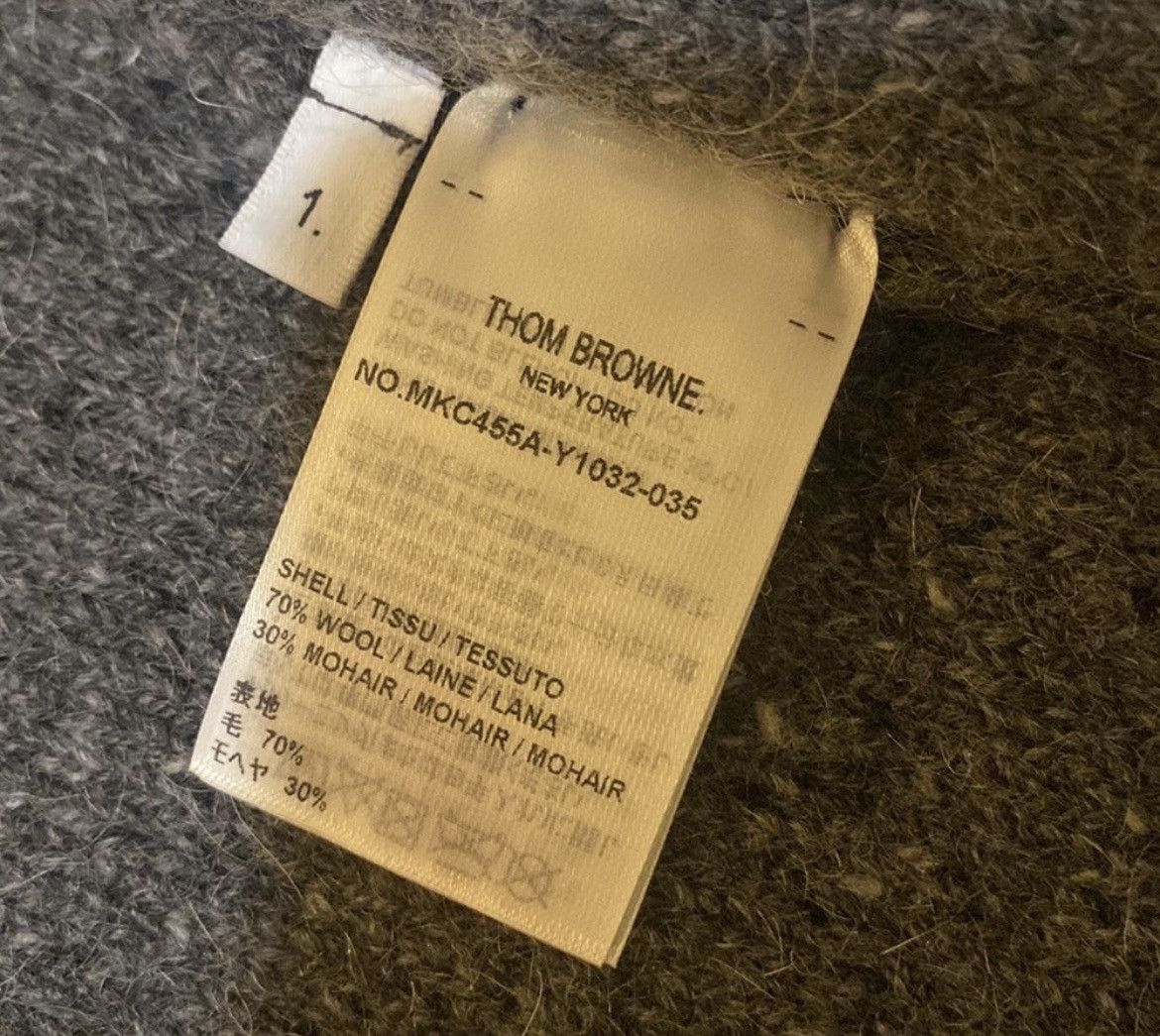 Thom Browne Thom Browne speckle-knit wool-mohair cardigan size 1 Size US S / EU 44-46 / 1 - 5 Thumbnail