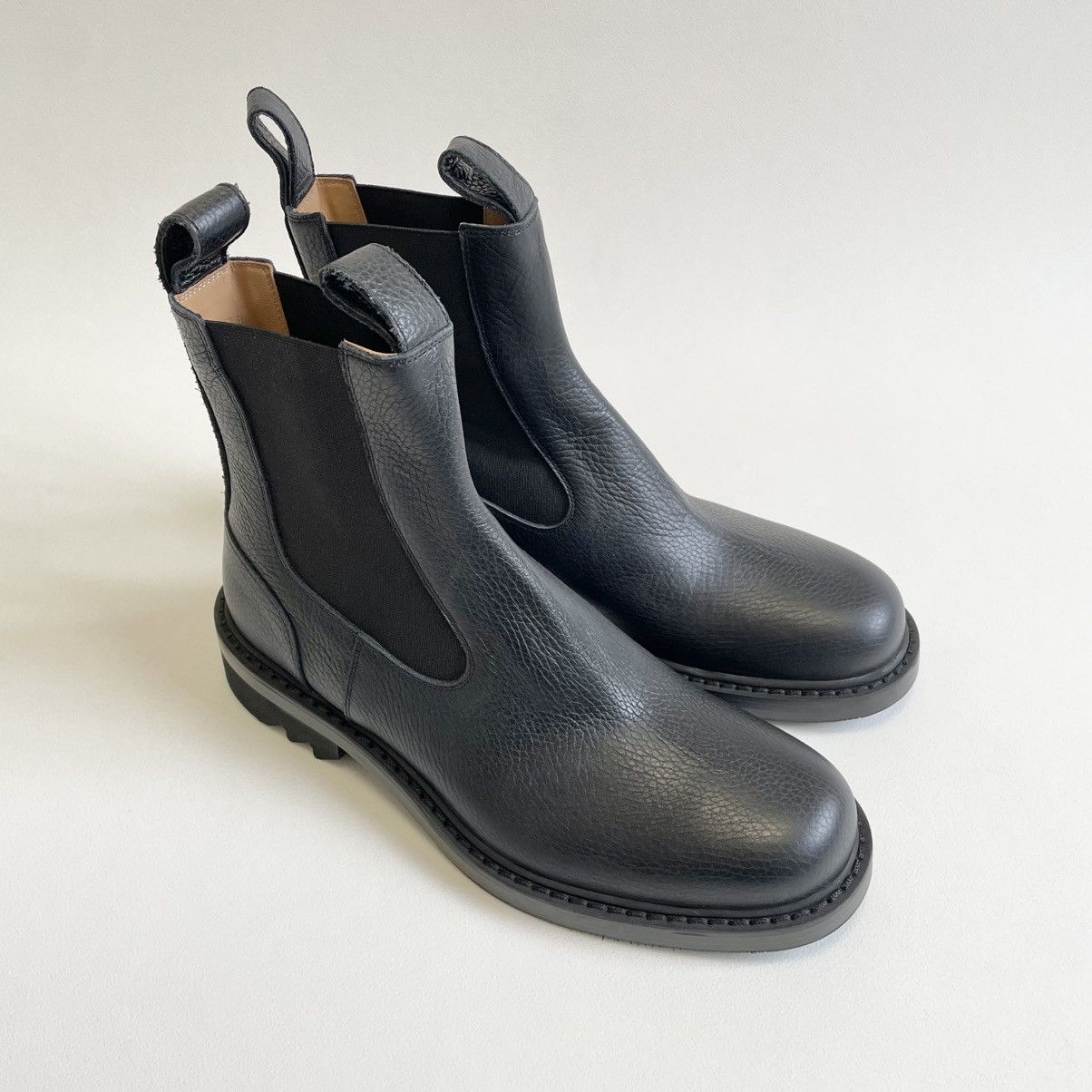 Dries Van Noten Black Tumbled Leather Boots Size US 9 / EU 42 - 5 Thumbnail