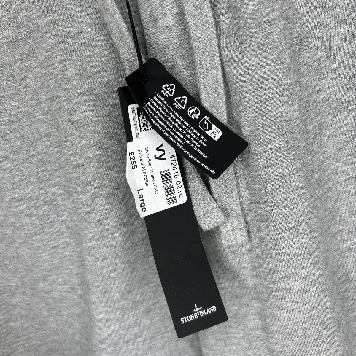 Stone Island Stone Island Bermuda Fleece Shorts Pants Trousers Grey Size US 34 / EU 50 - 6 Thumbnail