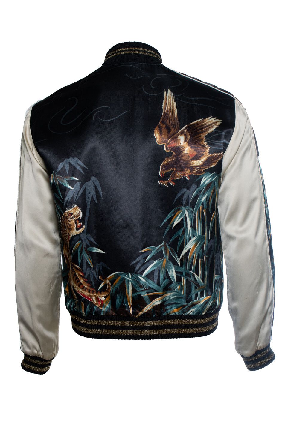 Saint Laurent Paris Saint Laurent, teddy bomber with tiger and eagle Size US S / EU 44-46 / 1 - 3 Thumbnail