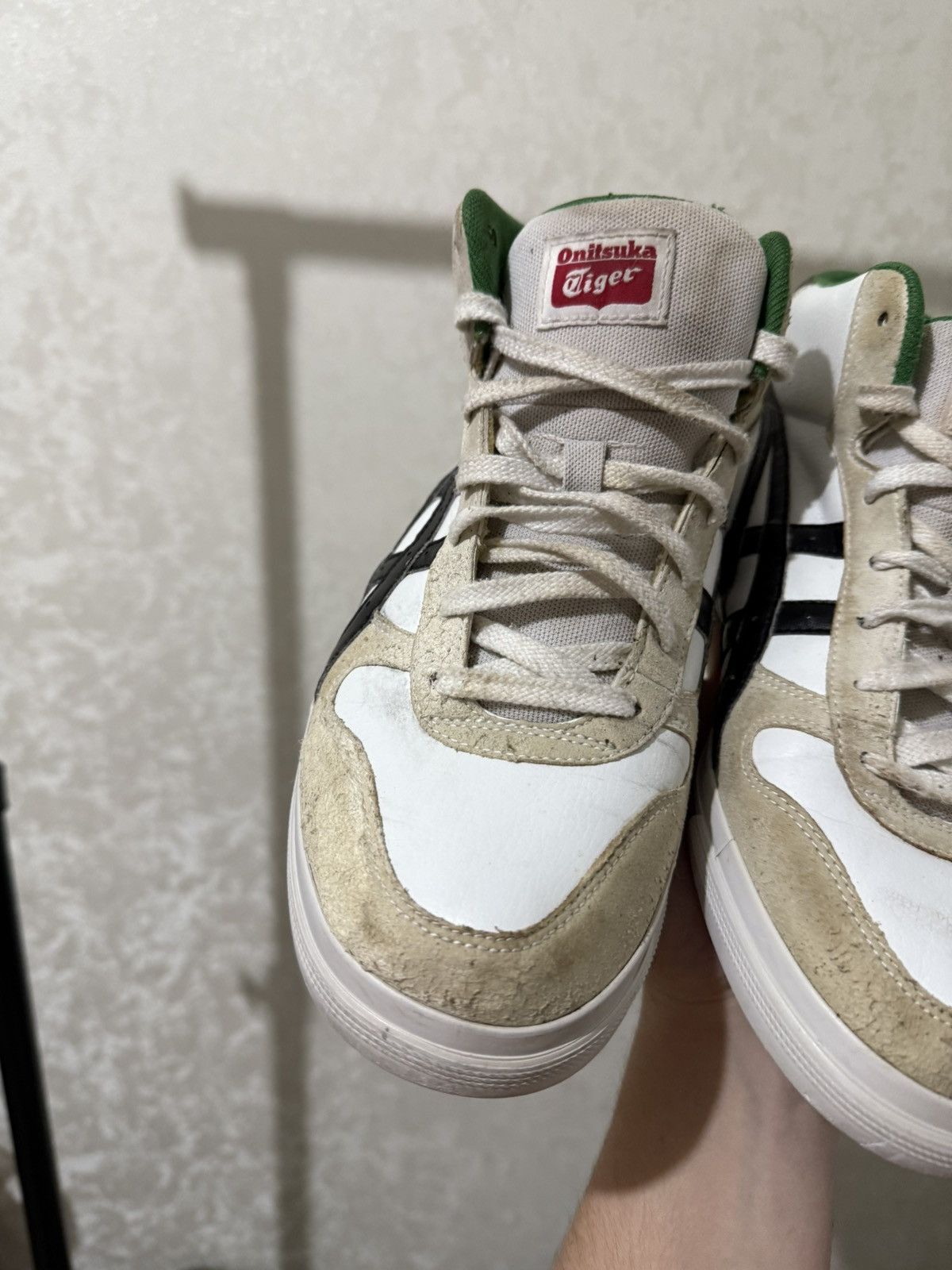 Asics ASICS ONITSUKA TIGER AARON MT HIGH-TOP SNEAKERS DISTRESSED Size US 10 / EU 43 - 5 Thumbnail