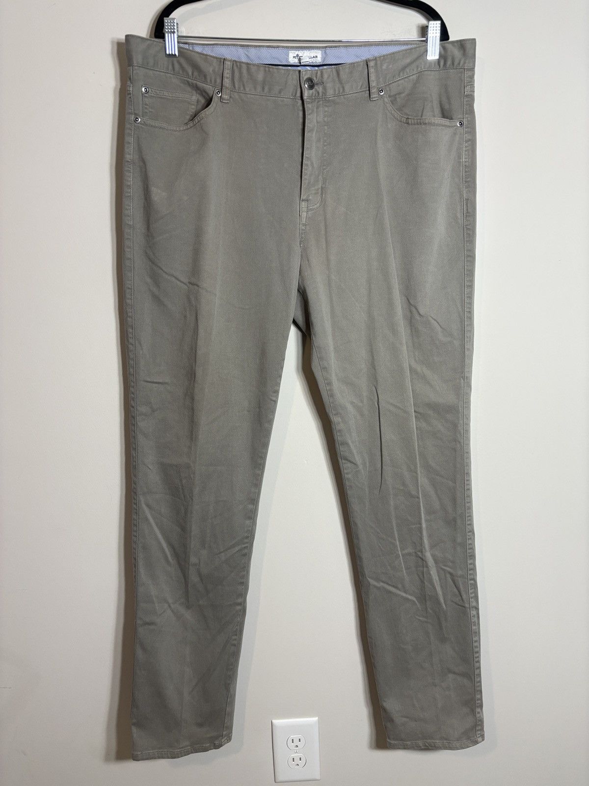 Peter Millar Peter Millar Sateen 5 Pocket Chino Pants 40” Size US 40 / EU 56 - 1 Thumbnail