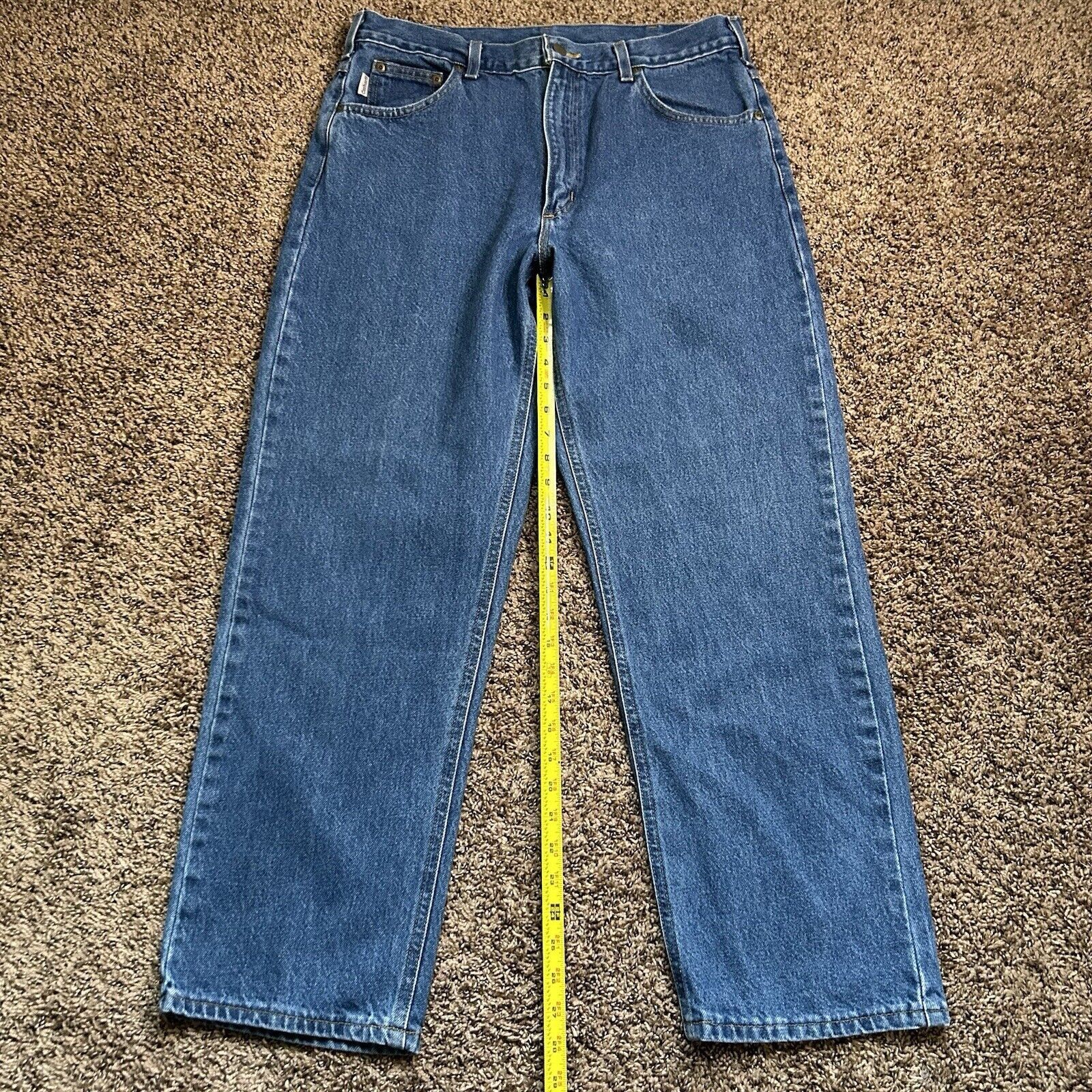 Carhartt Carhartt B160 DST Jeans 36x30 Relaxed Fit Straight Leg Denim Size US 36 / EU 52 - 15 Thumbnail