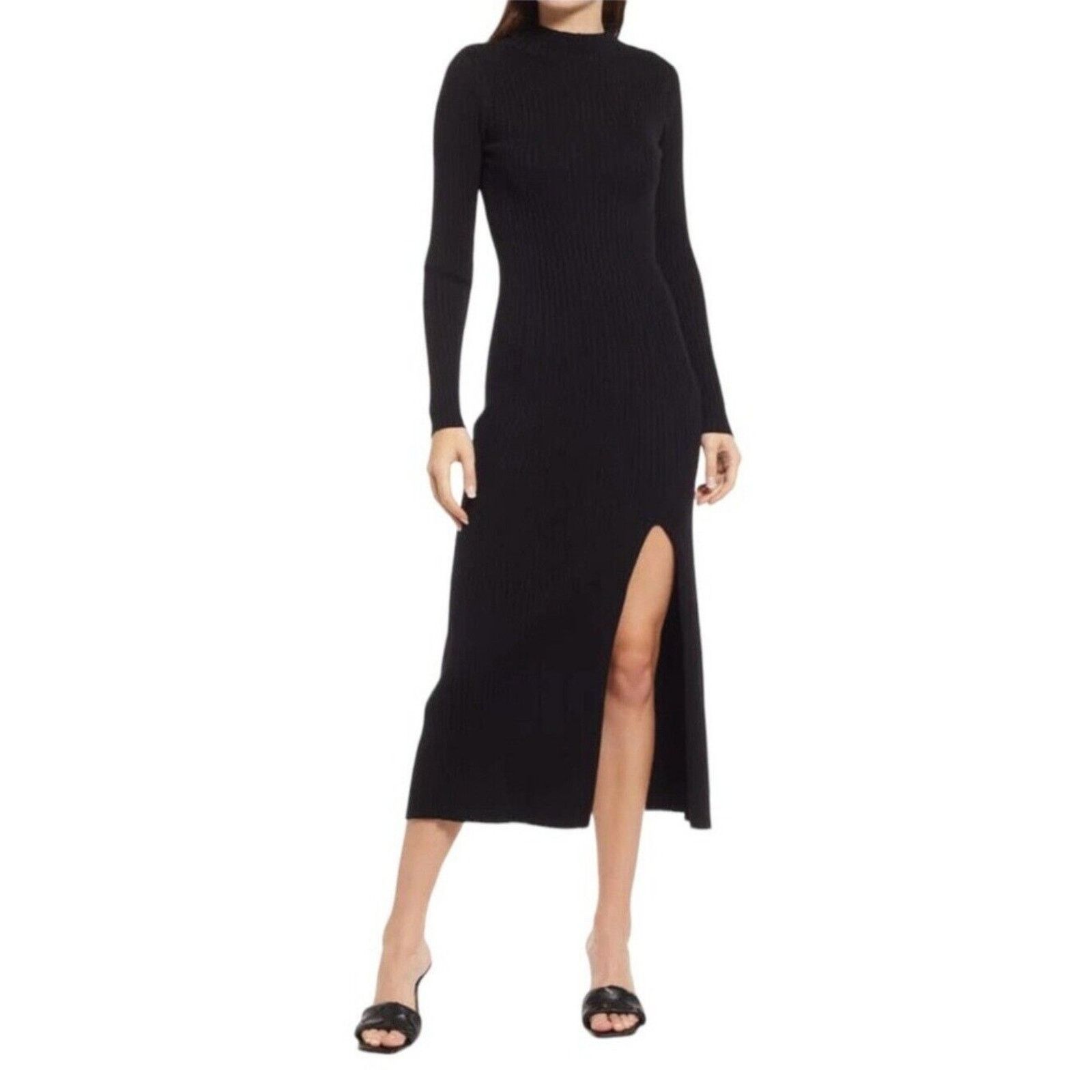 Other ASTR Abilene Long Sleeve Turtleneck Long Dress Medium Ribbed Size M / US 6-8 / IT 42-44 - 1 Thumbnail