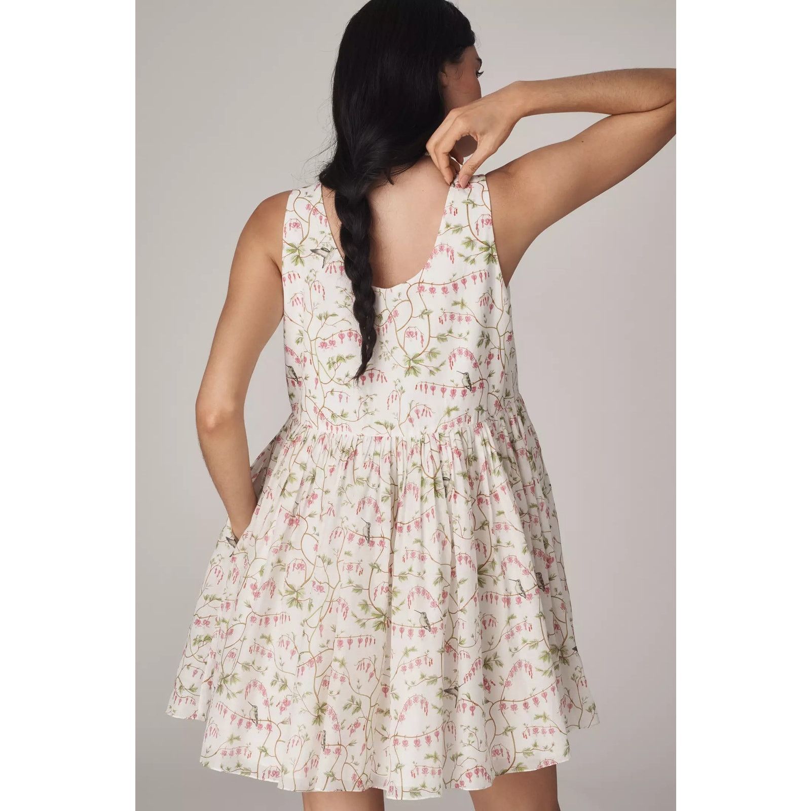 Anthropologie × Rachel Antonoff New Eliana Sleeveless Babydoll Mini Dress $288 XXL Size XXL / US 16-18 / IT 52-54 - 5 Thumbnail