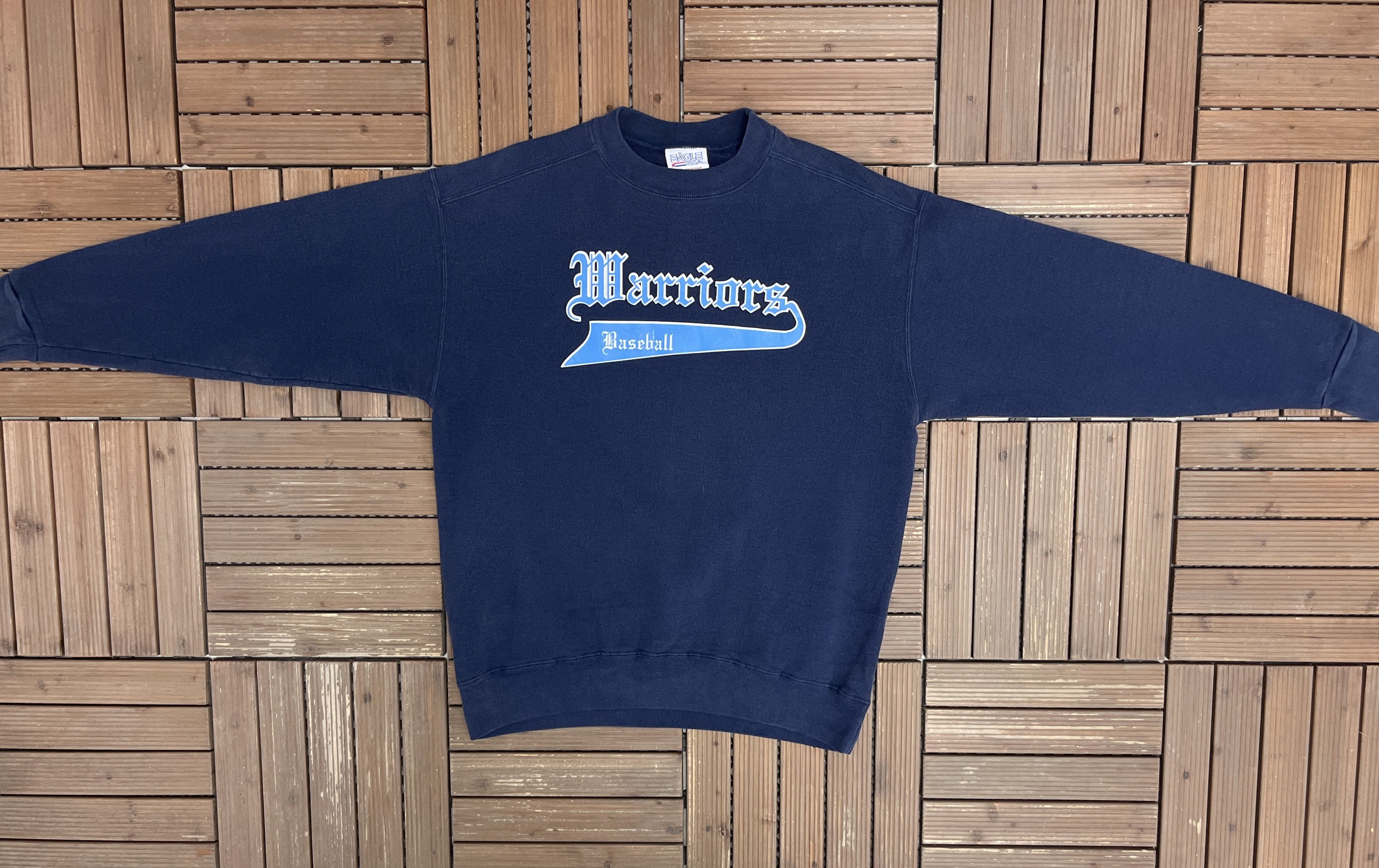 Vintage Warriors Baseball Vintage Crewneck Sweater Size US L / EU 52-54 / 3 - 5 Thumbnail