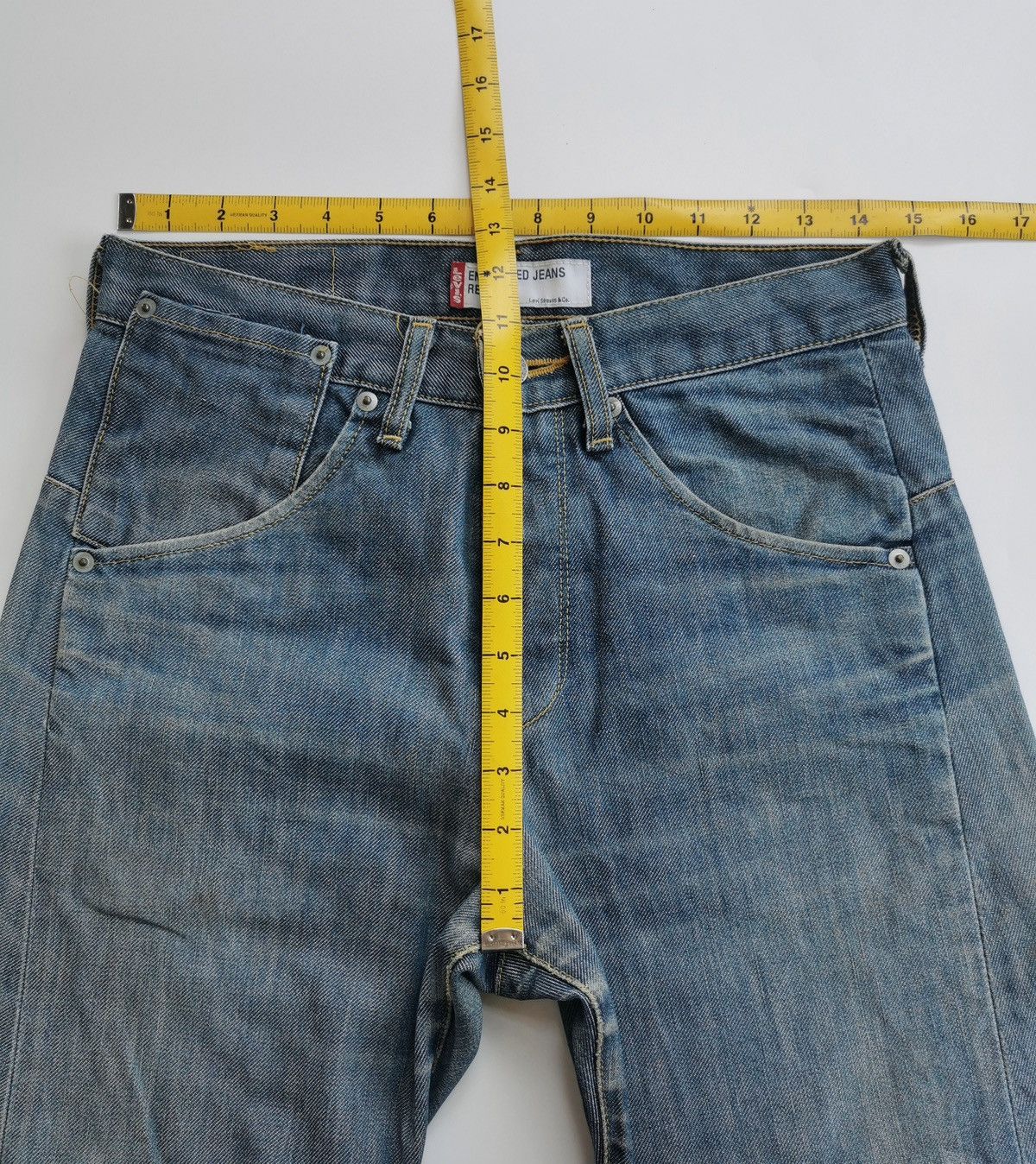 Levi's Vintage Levis Engineered Regular Blue Jeans Size US 29 - 11 Thumbnail