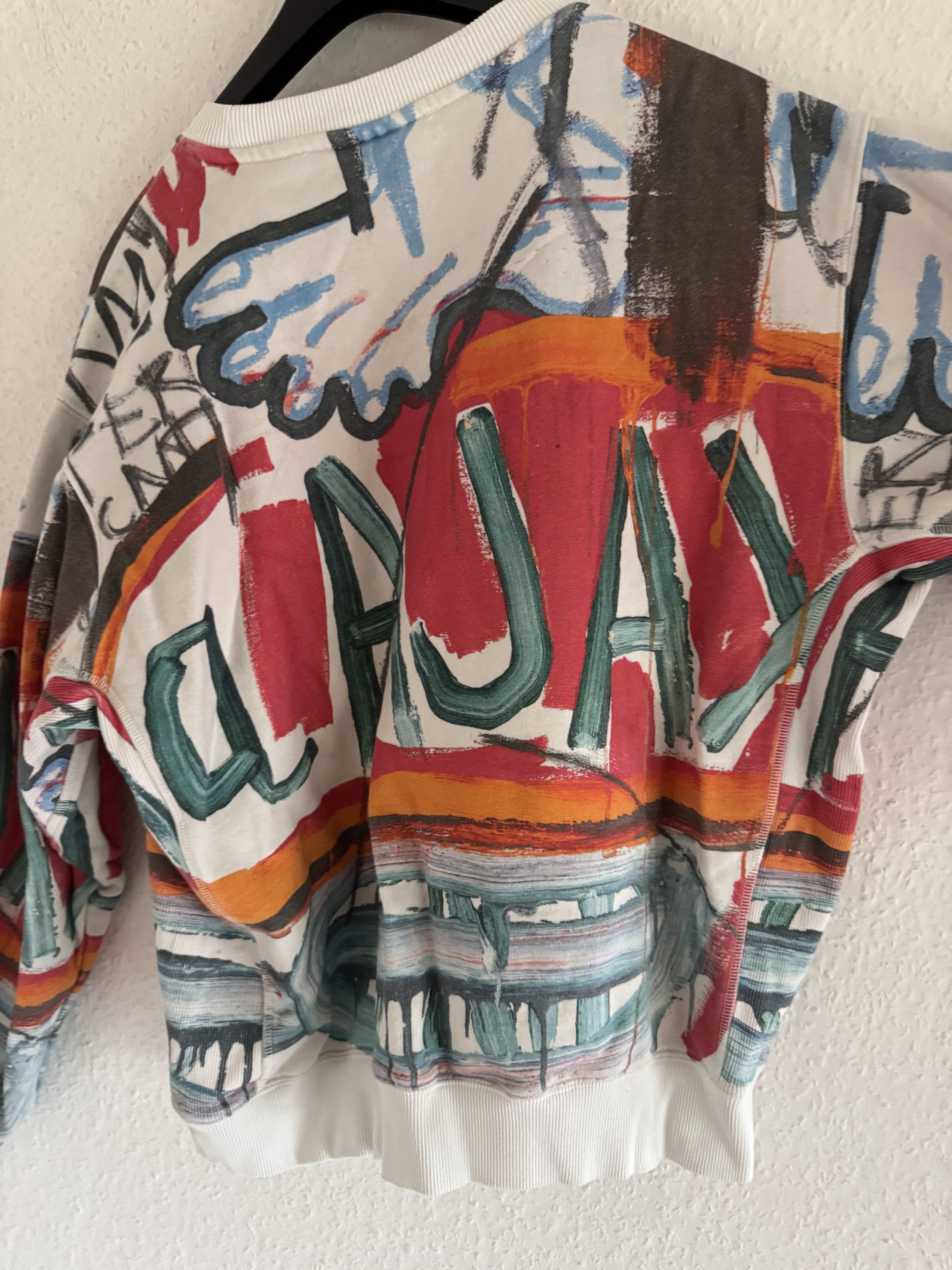 H&M × Jean-Michel Basquiat × Who Decides War Oversized Graphic Sweatshirt Size US L / EU 52-54 / 3 - 9 Thumbnail