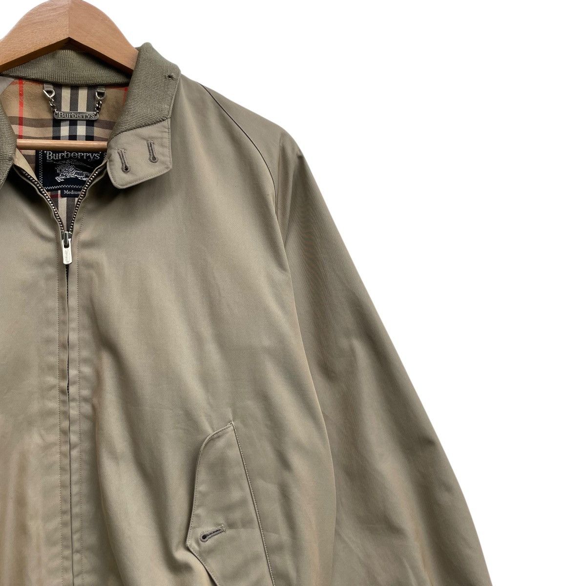 Burberry × Vintage 💥Vintage Burberrys Nova Check Bomber Jacket Size US M / EU 48-50 / 2 - 6 Thumbnail