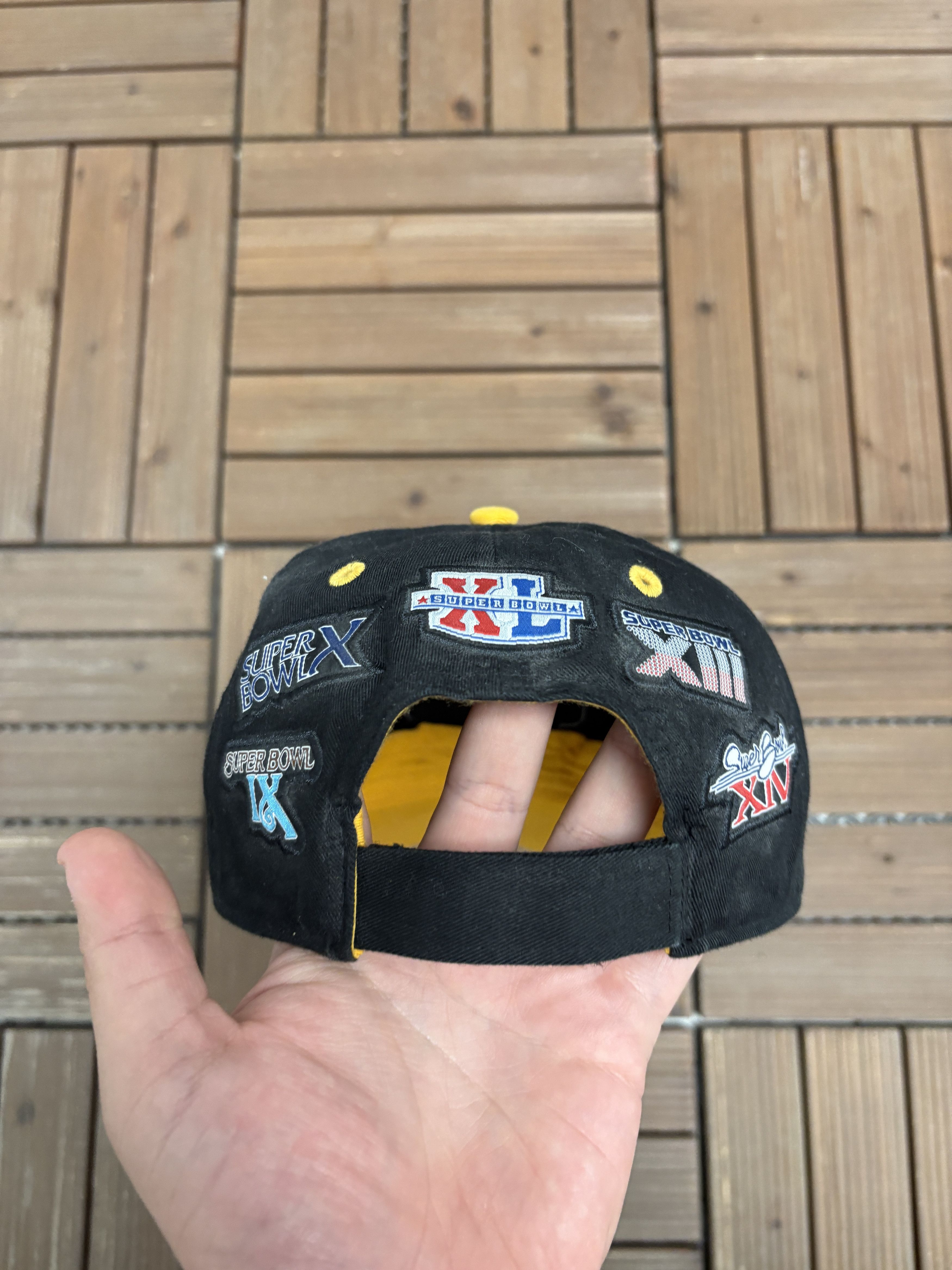 Reebok Pittsburgh Steelers Five Time Champions Vintage Hat Size ONE SIZE - 5 Thumbnail