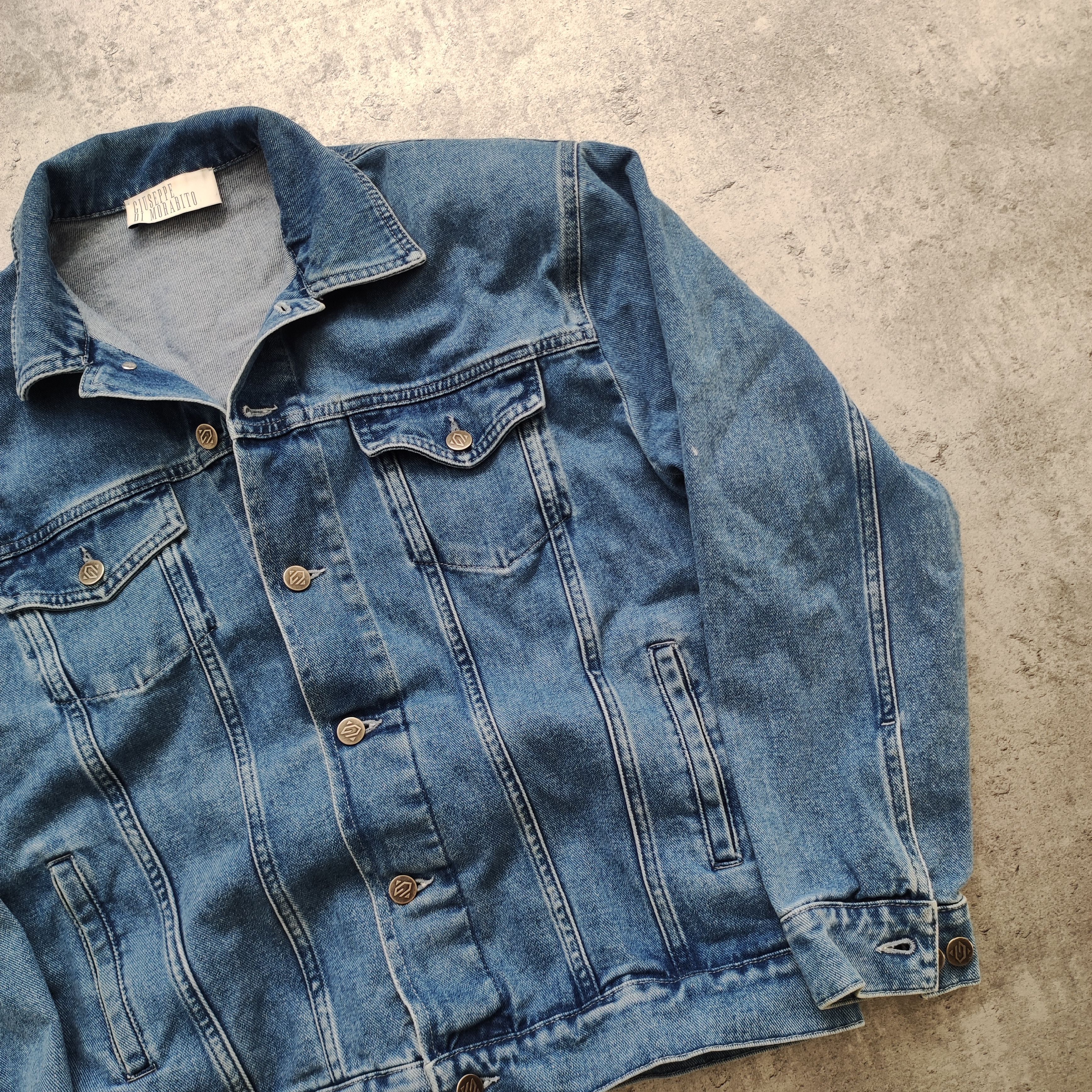 Other Giuseppe Di Morabito Classic Luxury Boxy Denim Jacket Size US M / EU 48-50 / 2 - 3 Thumbnail