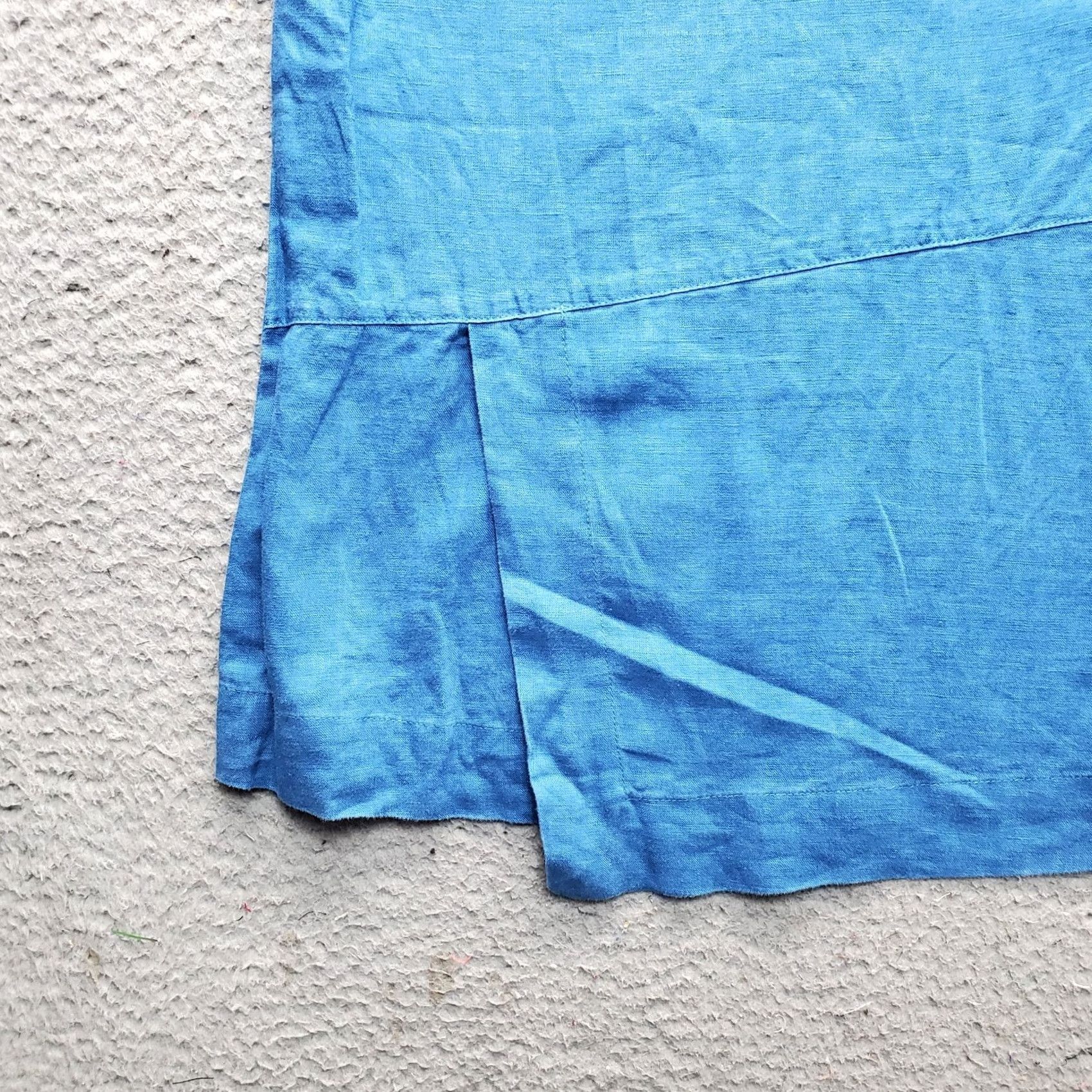 J. Jill J. Jill Tank Top Womens Large Blue Linen Wide Strap Round Neck USA Ship Casual Sleeveless Size L / US 10 / IT 46 - 8 Thumbnail
