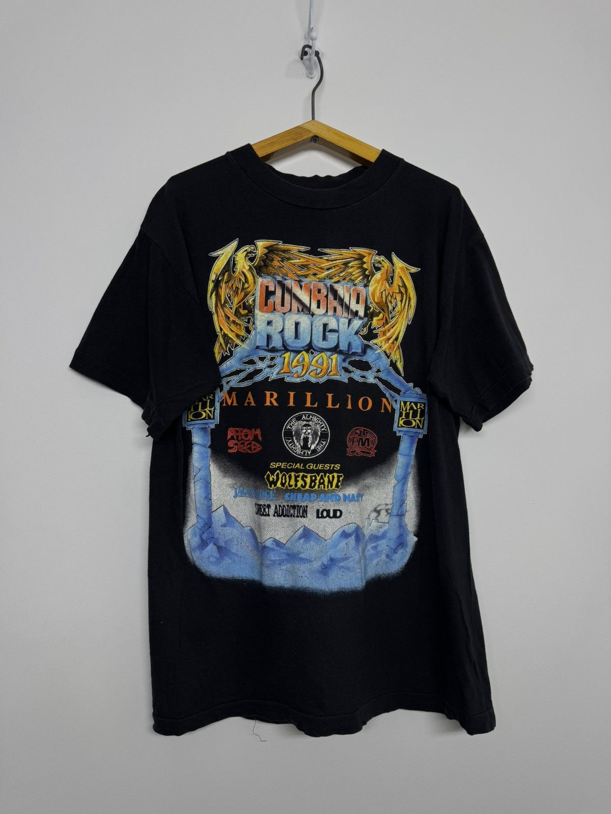 Vintage Vintage Y2k Marillion «Holidays in Eden Tour 1991» T-Shirt Size US L / EU 52-54 / 3 - 7 Thumbnail