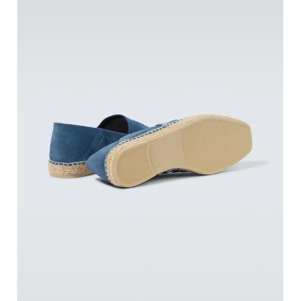 Tom Ford o1loc1c0125 J1165 Barnes Suede Espadrilles in Light Blue Size US 9 / EU 42 - 4 Thumbnail