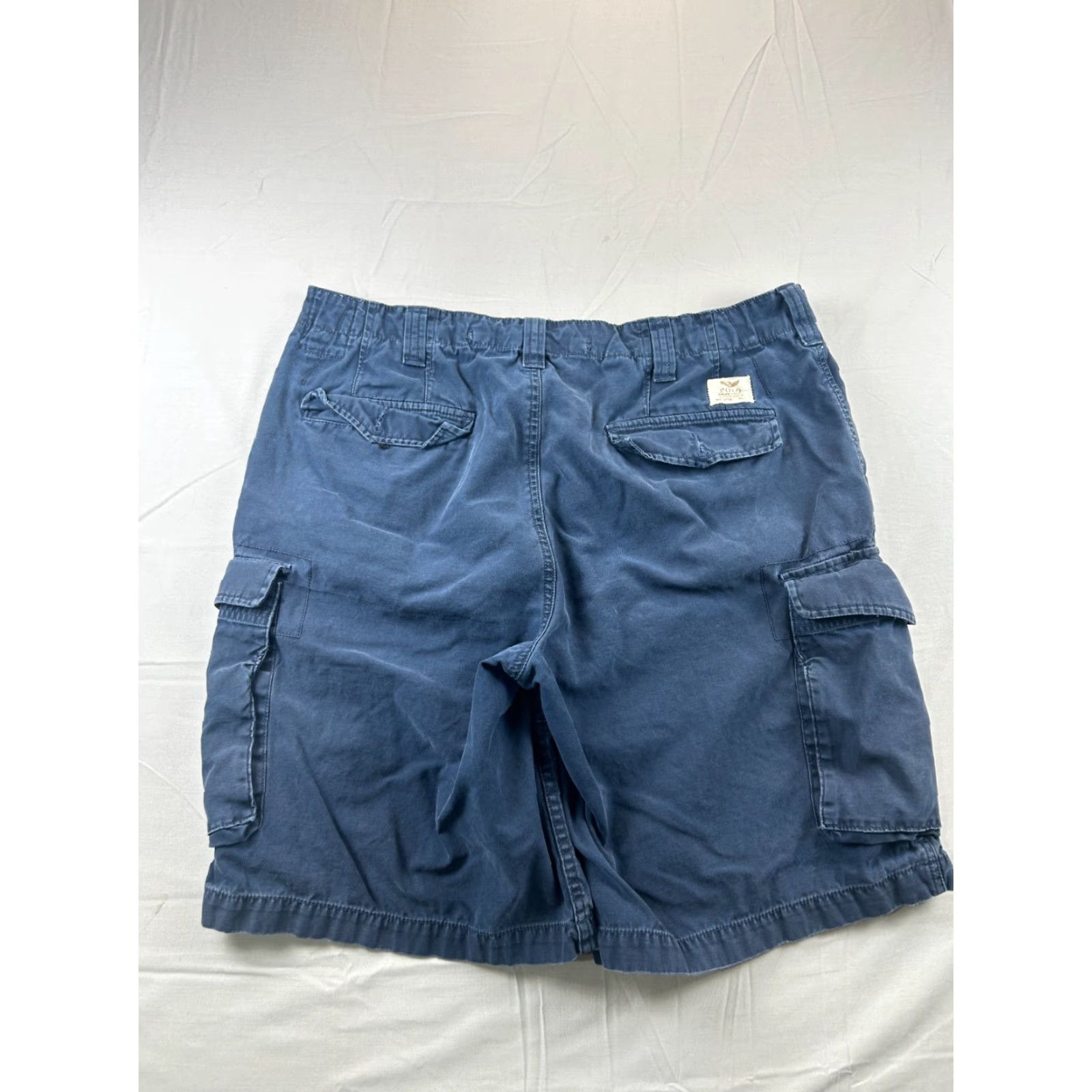 Polo Ralph Lauren Polo Ralph Lauren Cargo Shorts Men 36 Blue Military Navy Cargo Pocket Cotton Plain Front Summer Casual Regular Style Size US M / EU 48-50 / 2 - 6 Thumbnail