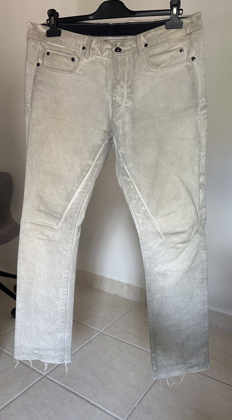 RICK OWENS F/W 2008 ALT DETROIT FLANNEL JEANS