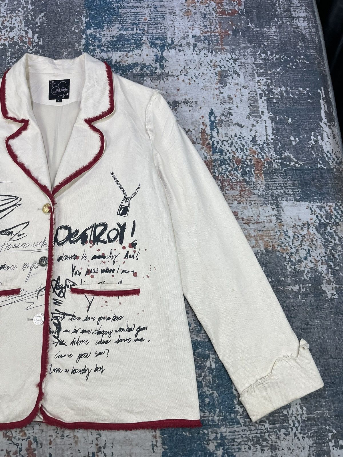 Seditionaries Evil Tooth 2019~2022 Punk Upcycle Jacket Size US M / EU 48-50 / 2 - 5 Thumbnail