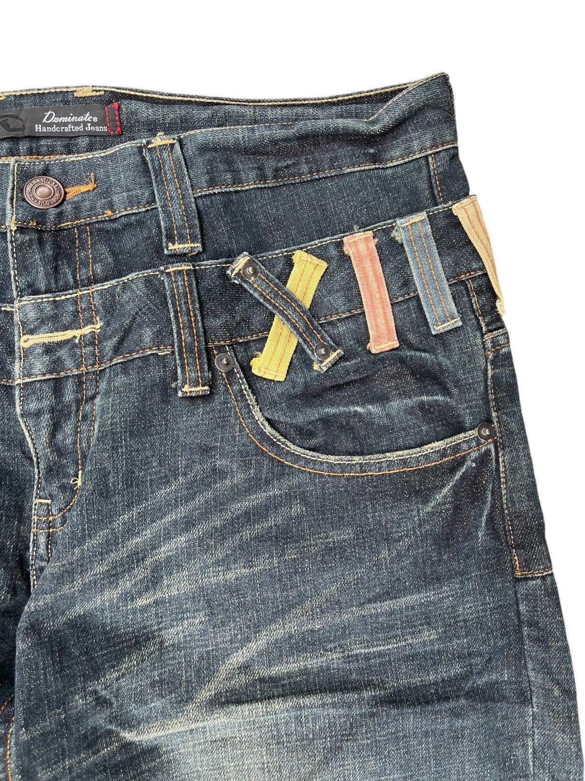 Japanese Brand Dominate double waist jeans Size US 34 / EU 50 - 7 Thumbnail