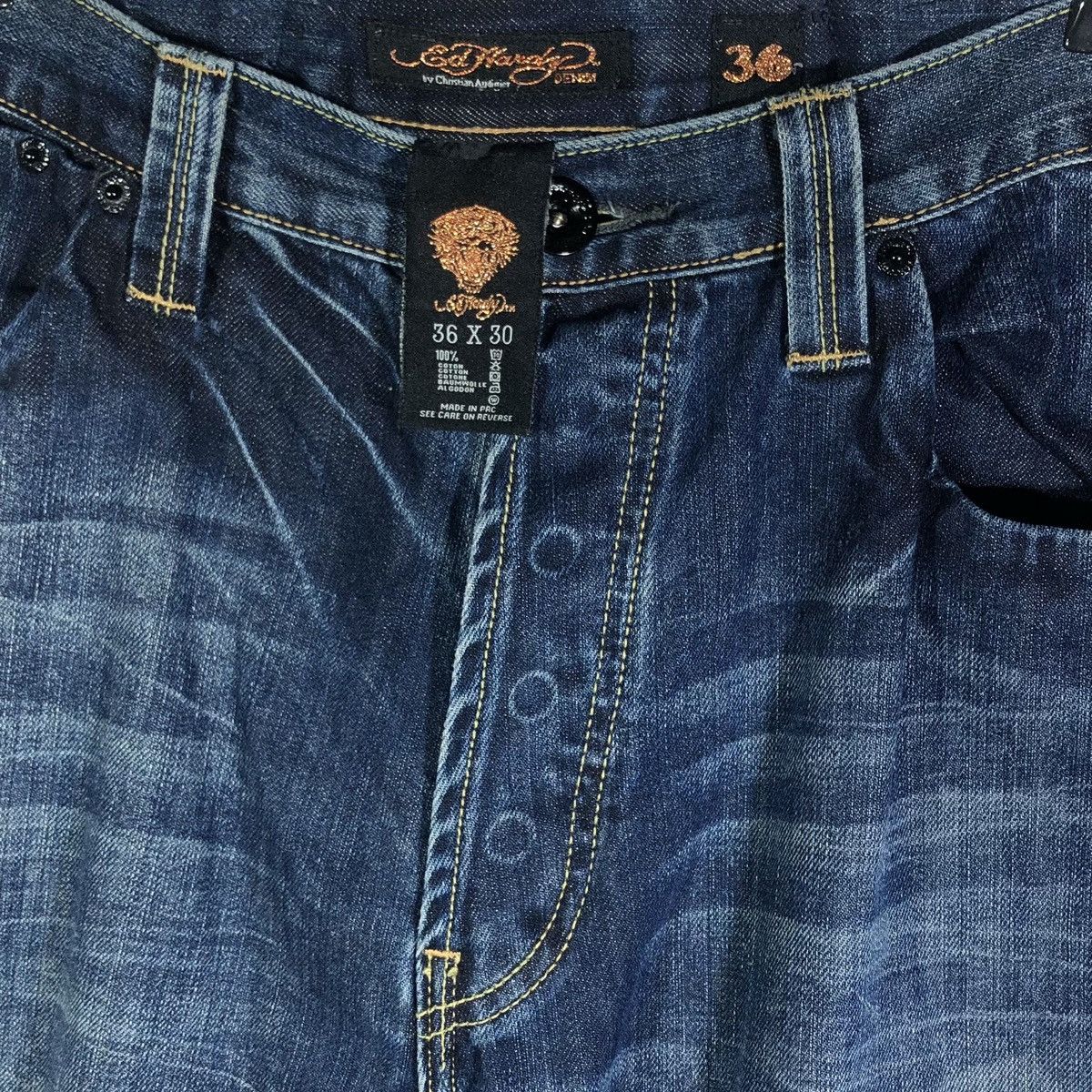 Christian Audigier Jean Large Baggy y2k Vintage Ed Hardy By Christian Audigier Size US 36 / EU 52 - 4 Thumbnail