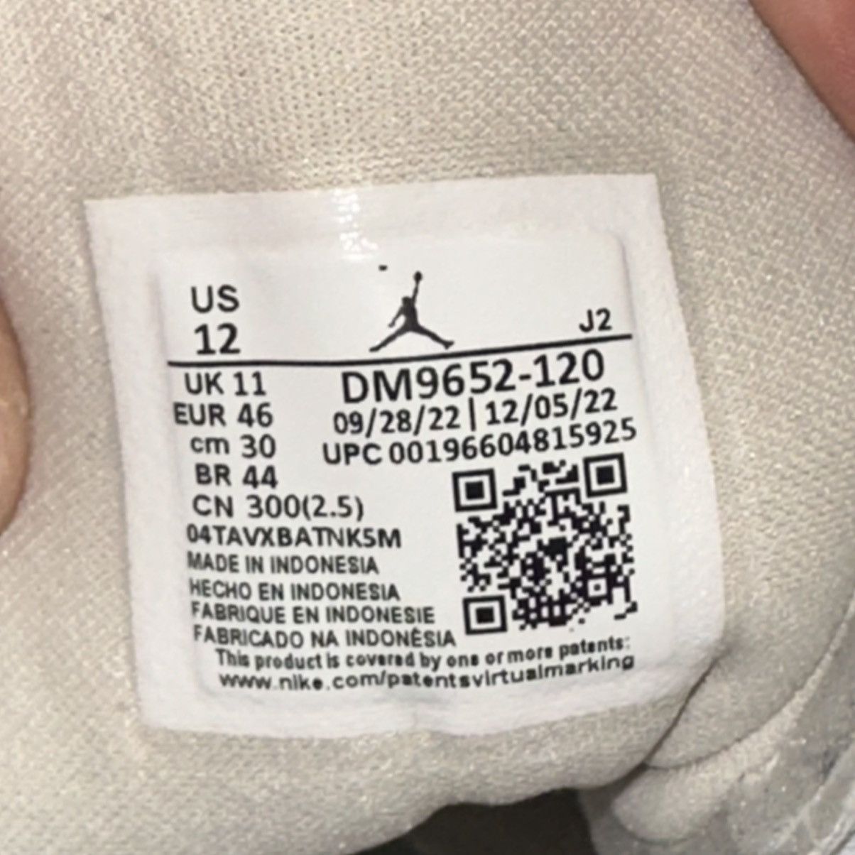 Jordan Brand Size 12 - Air Jordan 1 SE Craft Mid Inside Out - DM9652-120 Size US 12 / EU 45 - 6 Thumbnail
