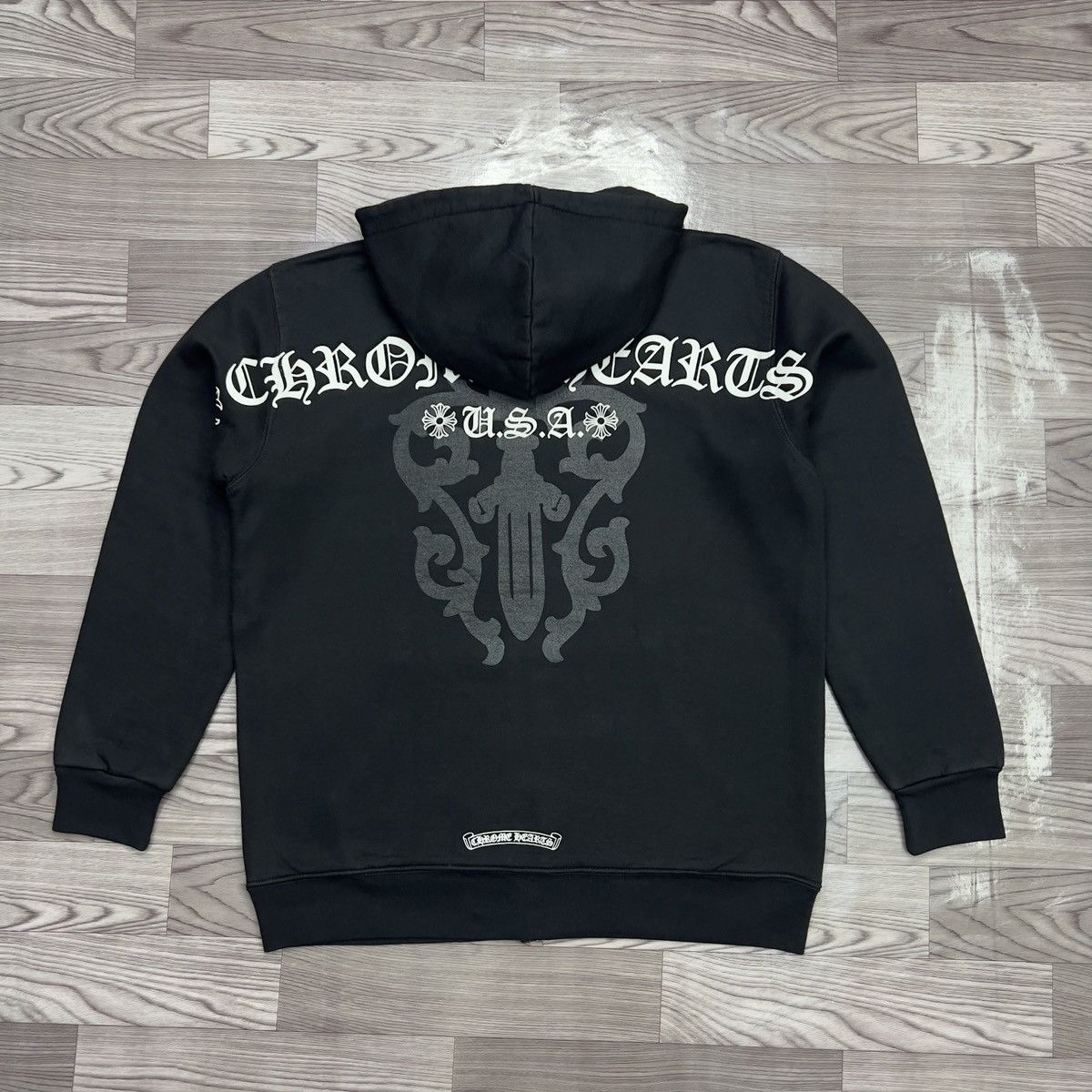 Chrome Hearts Chrome Hearts U.S.A Thermal Dagger Zip Up Hoodie Size US L / EU 52-54 / 3 - 2 Thumbnail