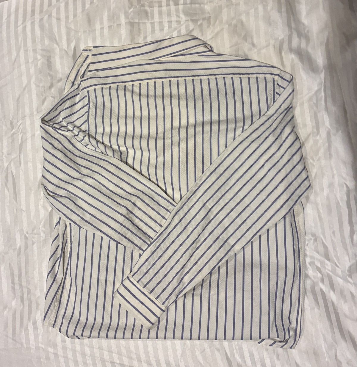 Gucci Gucci Pinstripe Embroidered Button Up Size US XXS / EU 40 - 5 Thumbnail