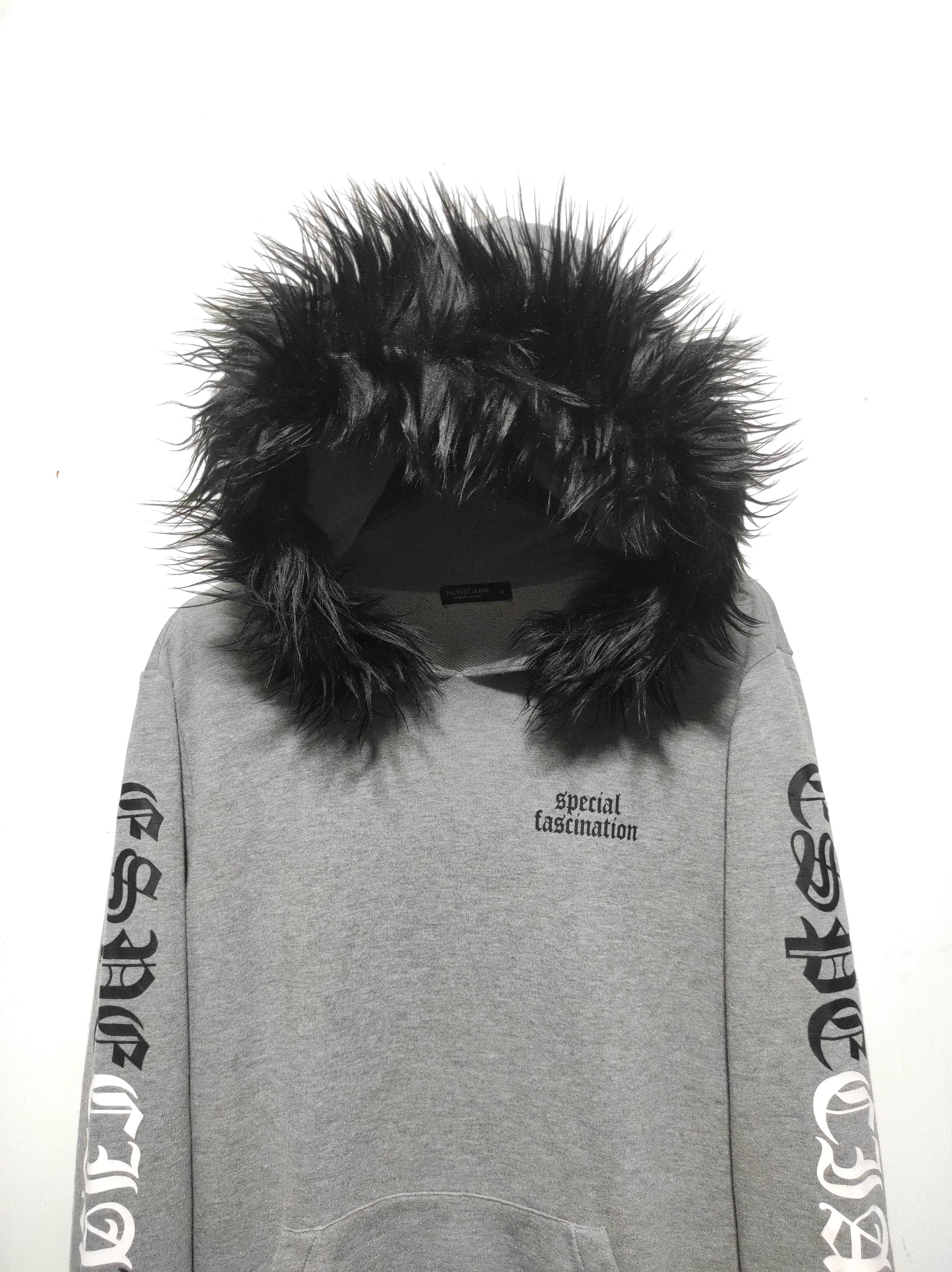 Japanese Brand The Best Jeans Cross Fur Hoodie IfSixWasNine LGB style Size US L / EU 52-54 / 3 - 3 Thumbnail