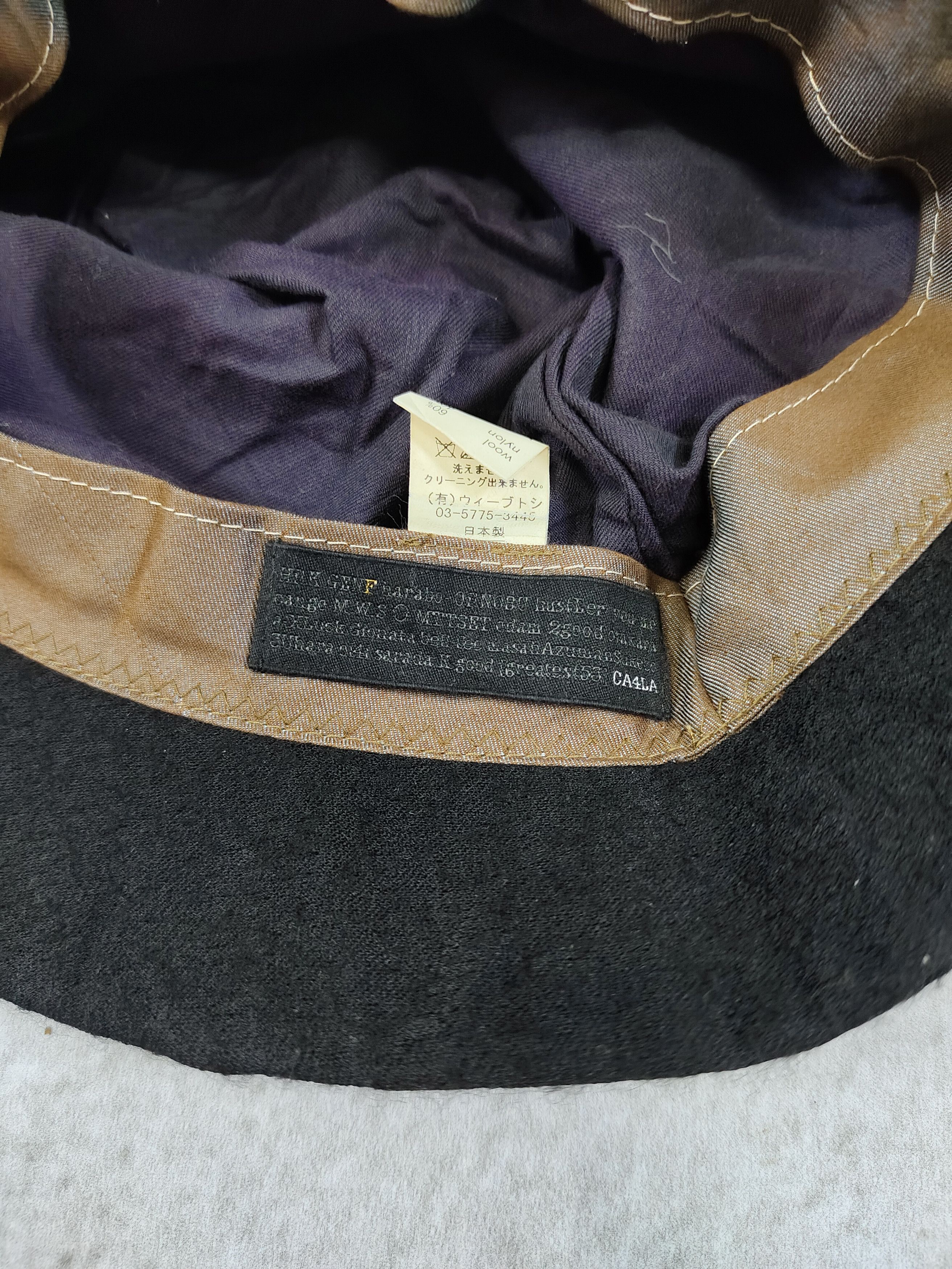 CA4LA 2000s CA4LA🇯🇵 Minimalist Wool Nylon Cloche Bucket Hat Size ONE SIZE - 7 Thumbnail