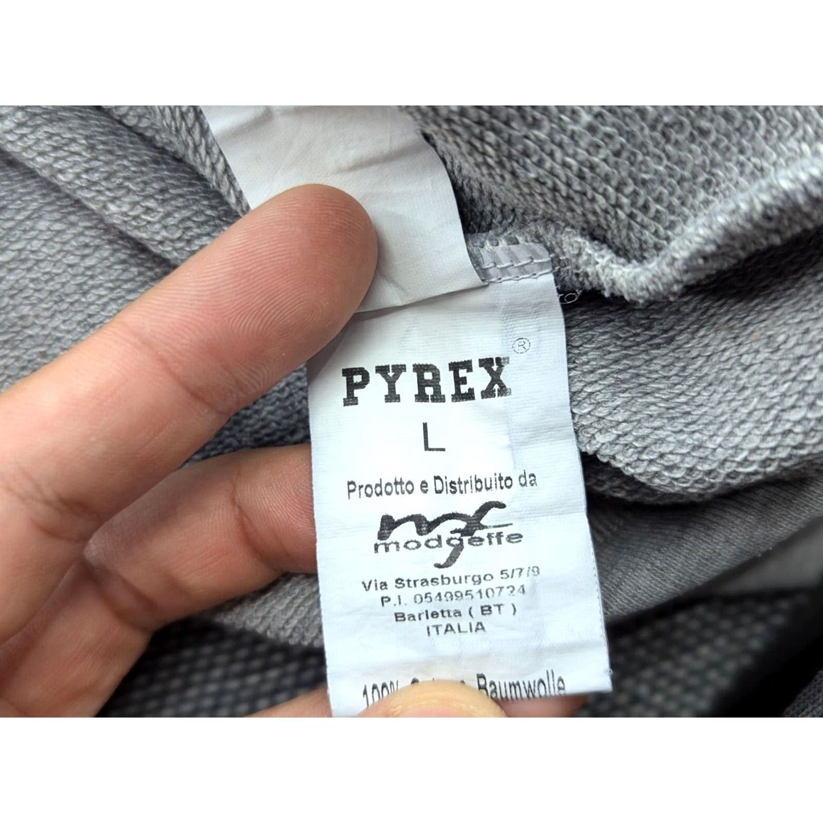 Vintage Pyrex Vision Sweatshirt Mens Large Gray Graffiti Skateboard Shirt Pullover Athletic CLS Cotton Canvas Moisture Wicking Mens Size US L / EU 52-54 / 3 - 5 Thumbnail